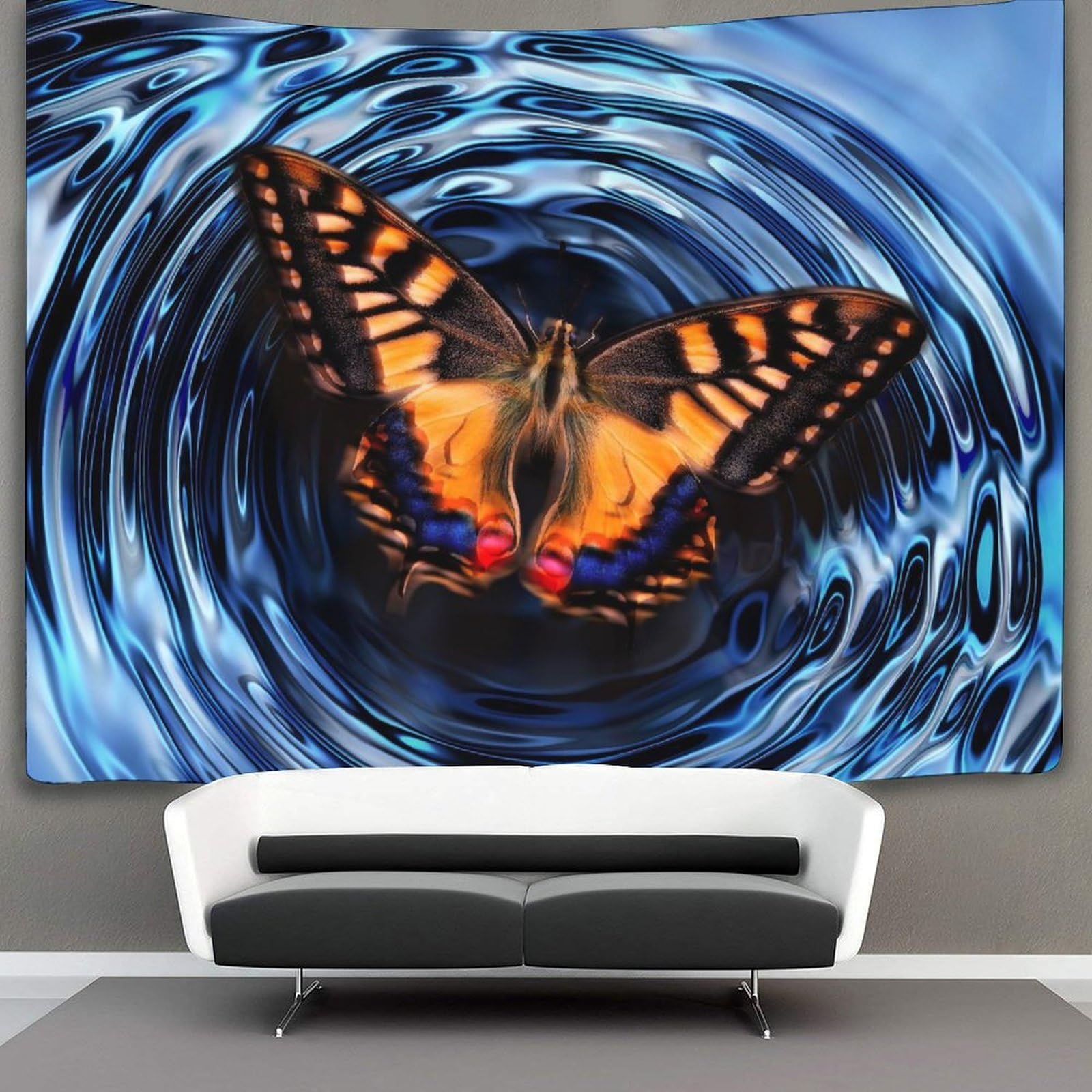 kaiyun Butterfly Tapestry Tapestries 3D Wall Hanging Home Decorations for Room 130cmx150cm