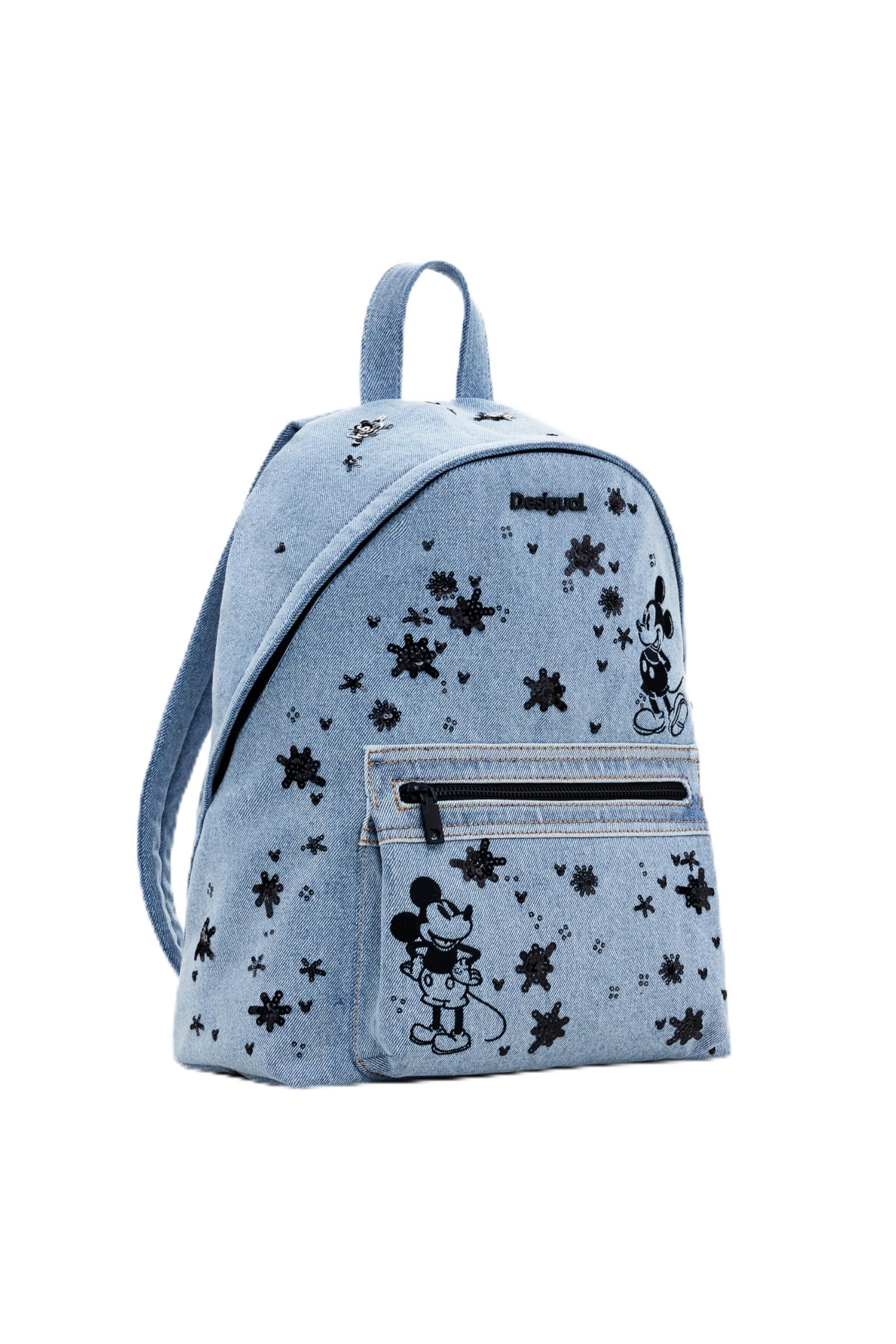 Desigual Femme Bleu Back_mickey Spl, U, 5008 Denim Dark Blue,, Décontracté Taille 30
