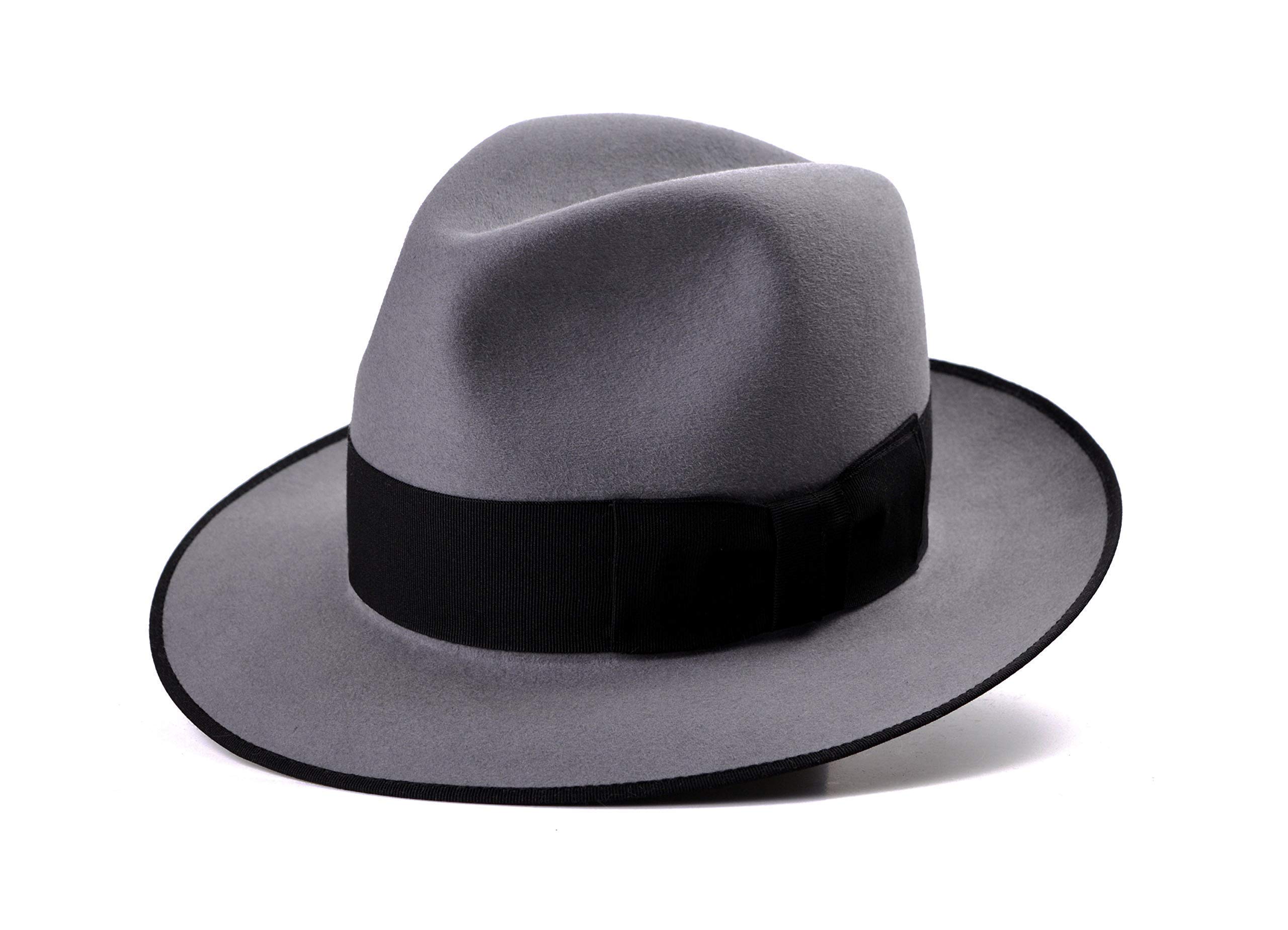 Agnoulita HatsAgnoulita Optman | Custom Handmade Rabbit Fur Felt Fedora Hat | Made to Order