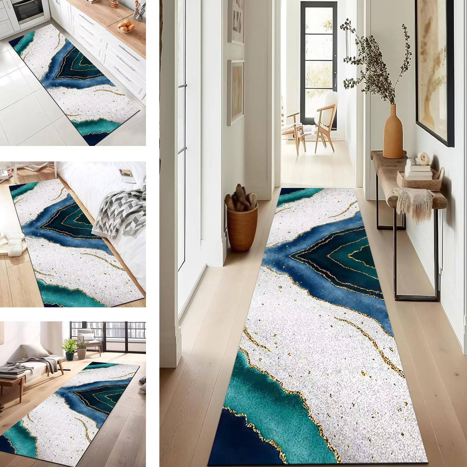 Tapis de couloir absorbant l'eau pour éviter les sols glissants
