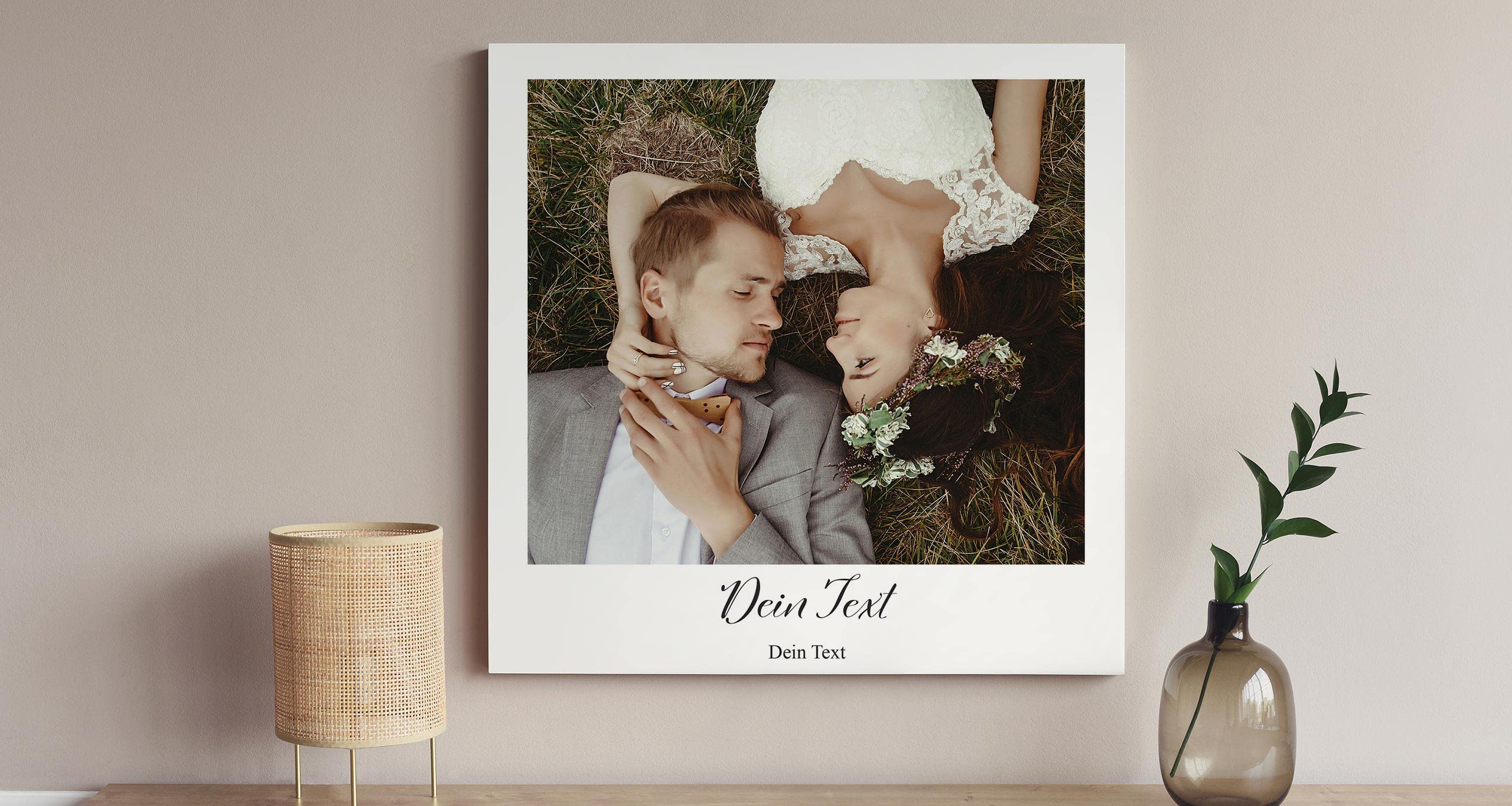 Muralo Personalisierte Leinwand mit eigenem Bild, Wandbild - 80x90 cm | Foto-Leinwandbild, hochauflösender Druck, lebendige Farben - ideal für Wohnzimmer und Schlafzimmer, Ein Geschenk fürs Leben