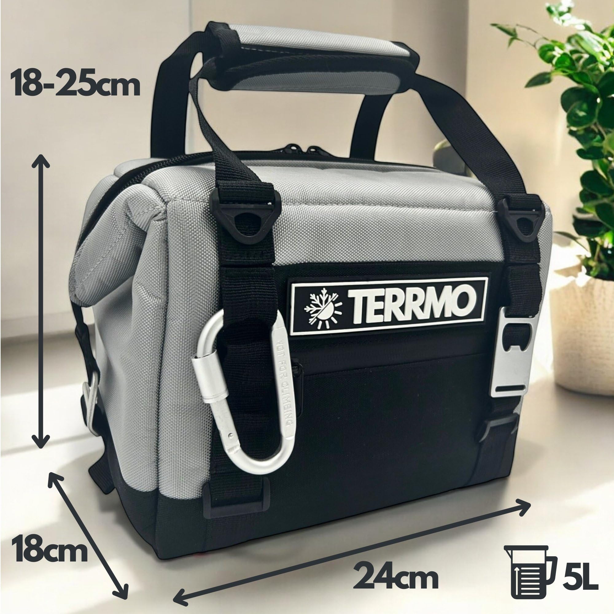 EPIC 5 – Borsa Frigo Piccola 5L con Isolamento Extra Spesso 20mm | 12–24h di Raffreddamento | Mini Borsa Termica per Medicinali e Pranzo