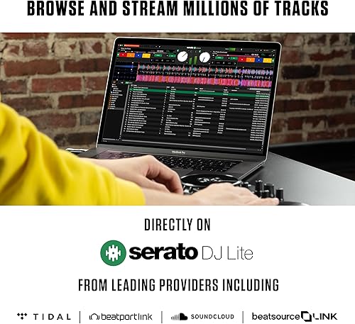 Miniatura 5 de Controlador de DJ y paquete DMX – Set de DJ con luces Paty, interfaz de audio y conectividad USB – Numark Party Mix II e interfaz SoundSwitch Micro