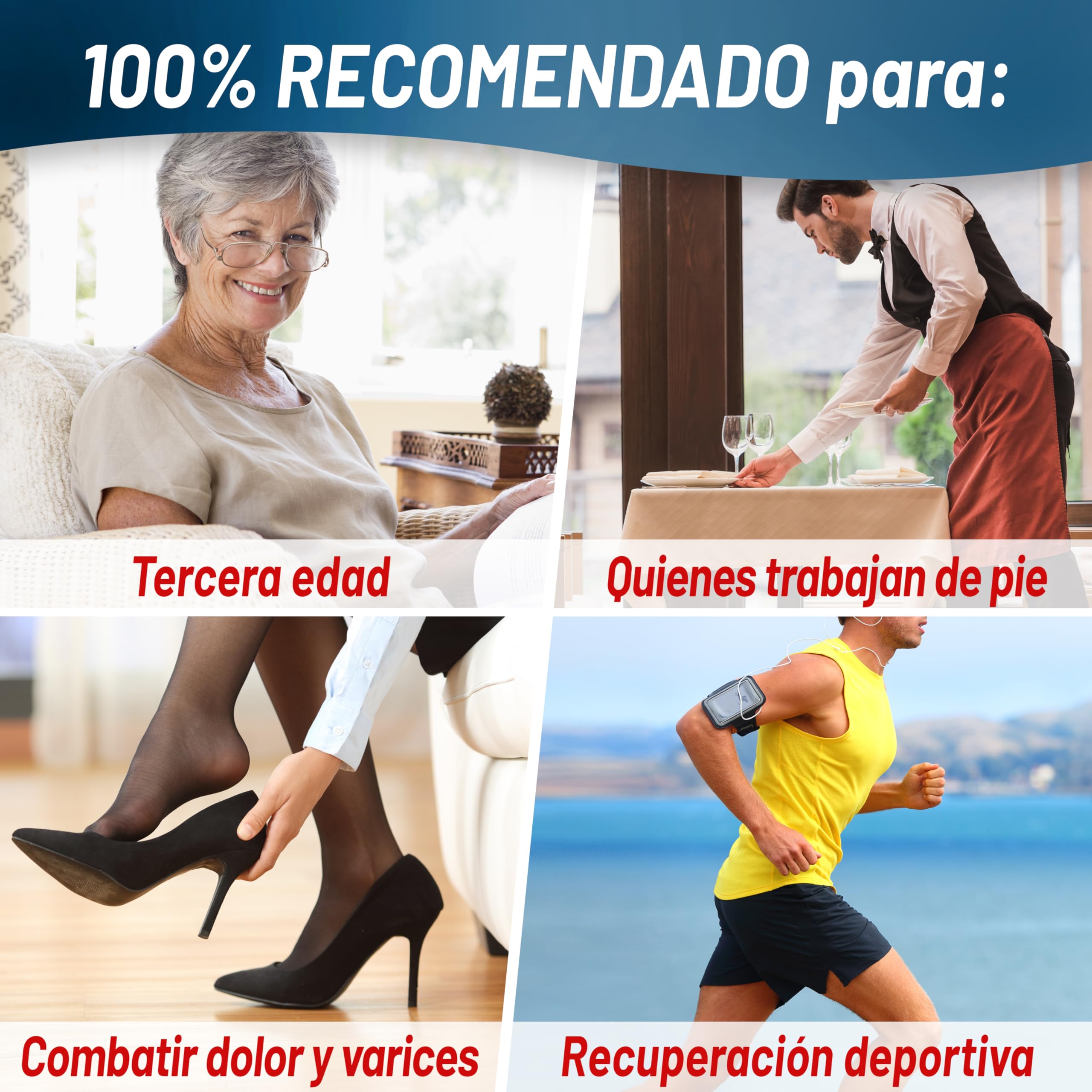 PRESOTERAPIA EN CASA VITAPRESS. Cuida tus piernas y pies con un relajante masaje en profundidad. Función calor Ajustable, supercompacta, fácil de usar, con Mando a distancia y Bolsa de Transporte.