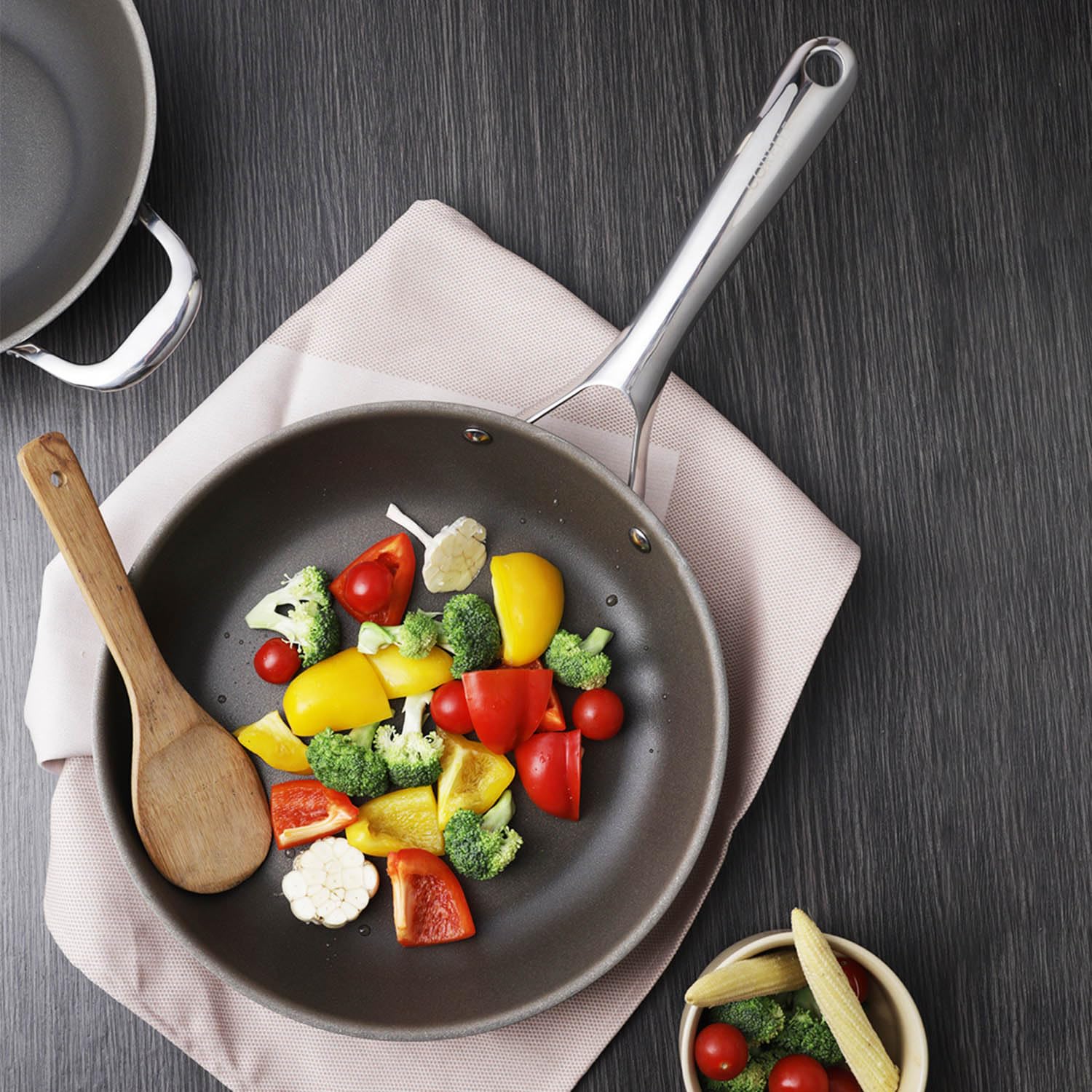 Buy CORELLE Duranano Fry Pan 28Cm, Non Stick Aluminum Pan, PFOA