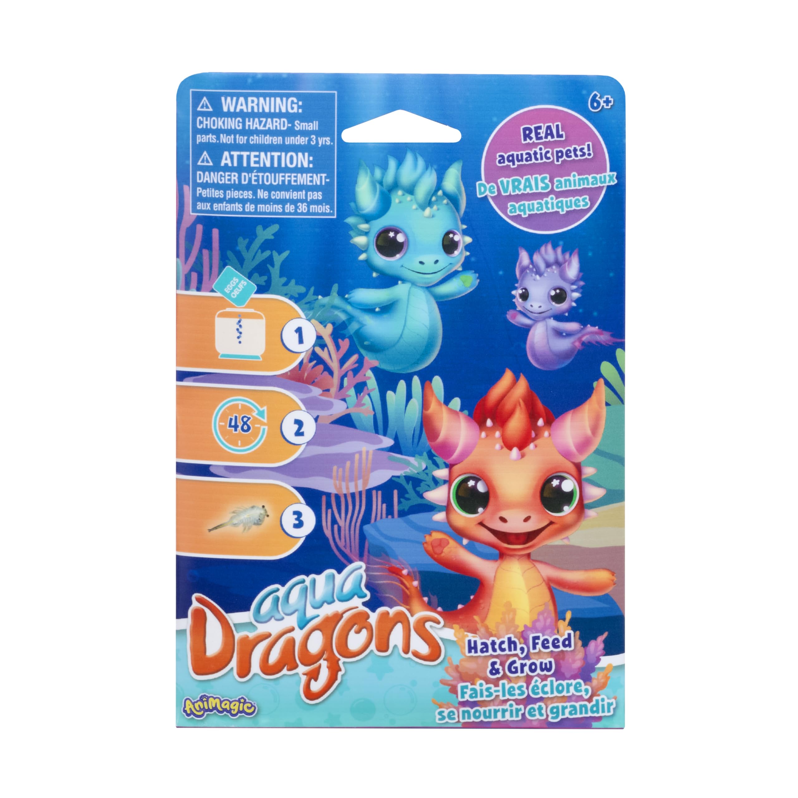 Animagic Aqua Dragons Refill | Aqua Dragons Eggs & Food | Ages 6+