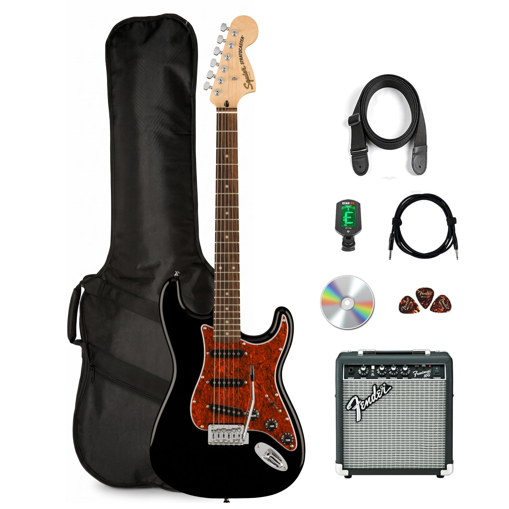 Amazon.com: Fender Squier Affinity Stratocaster - Limited Edition 