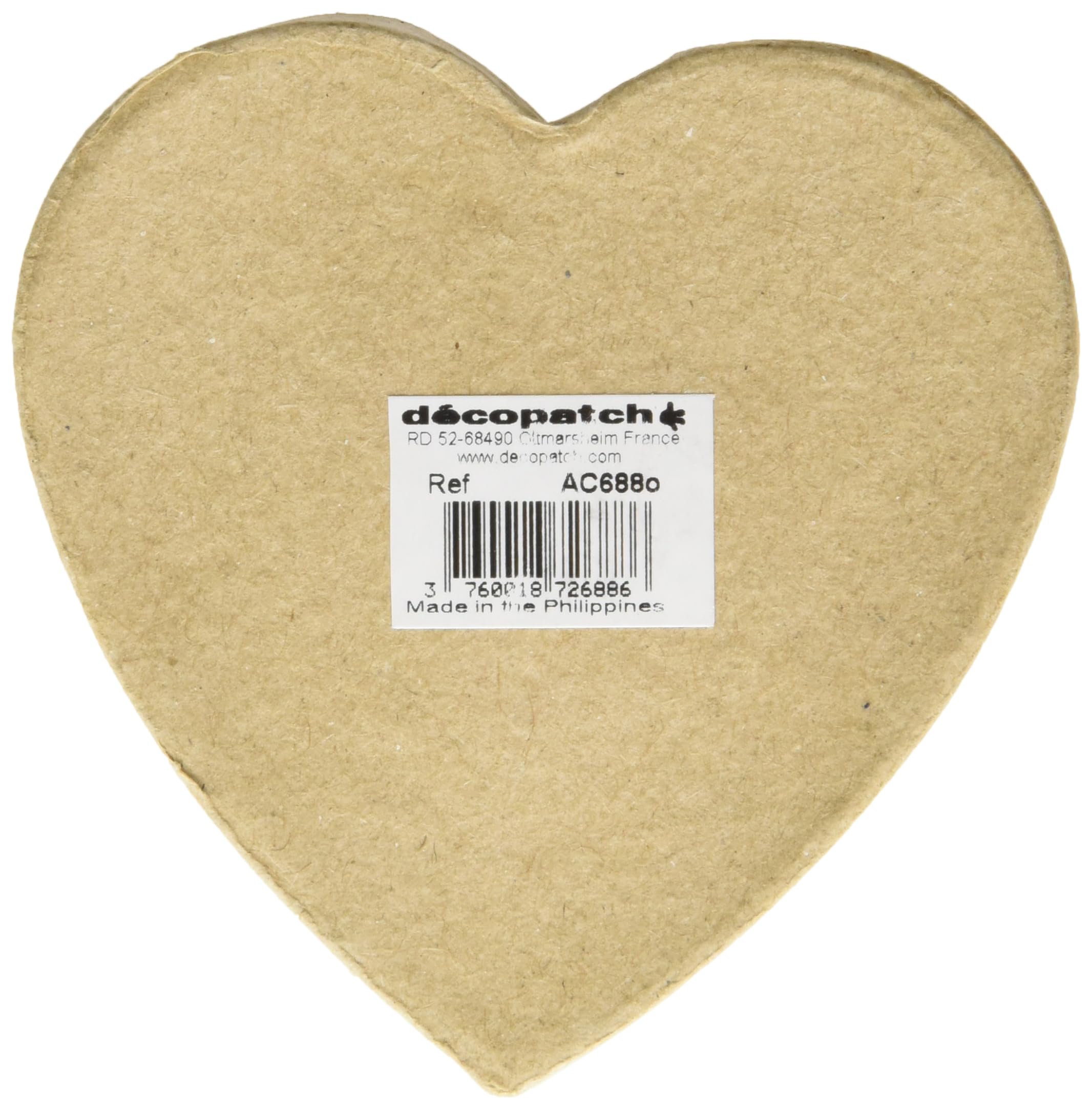 Lot De 5 Supports Cœur En Papier Mâché - Porte-Bougie DIY à Customiser - Décoration Saint-Valentin