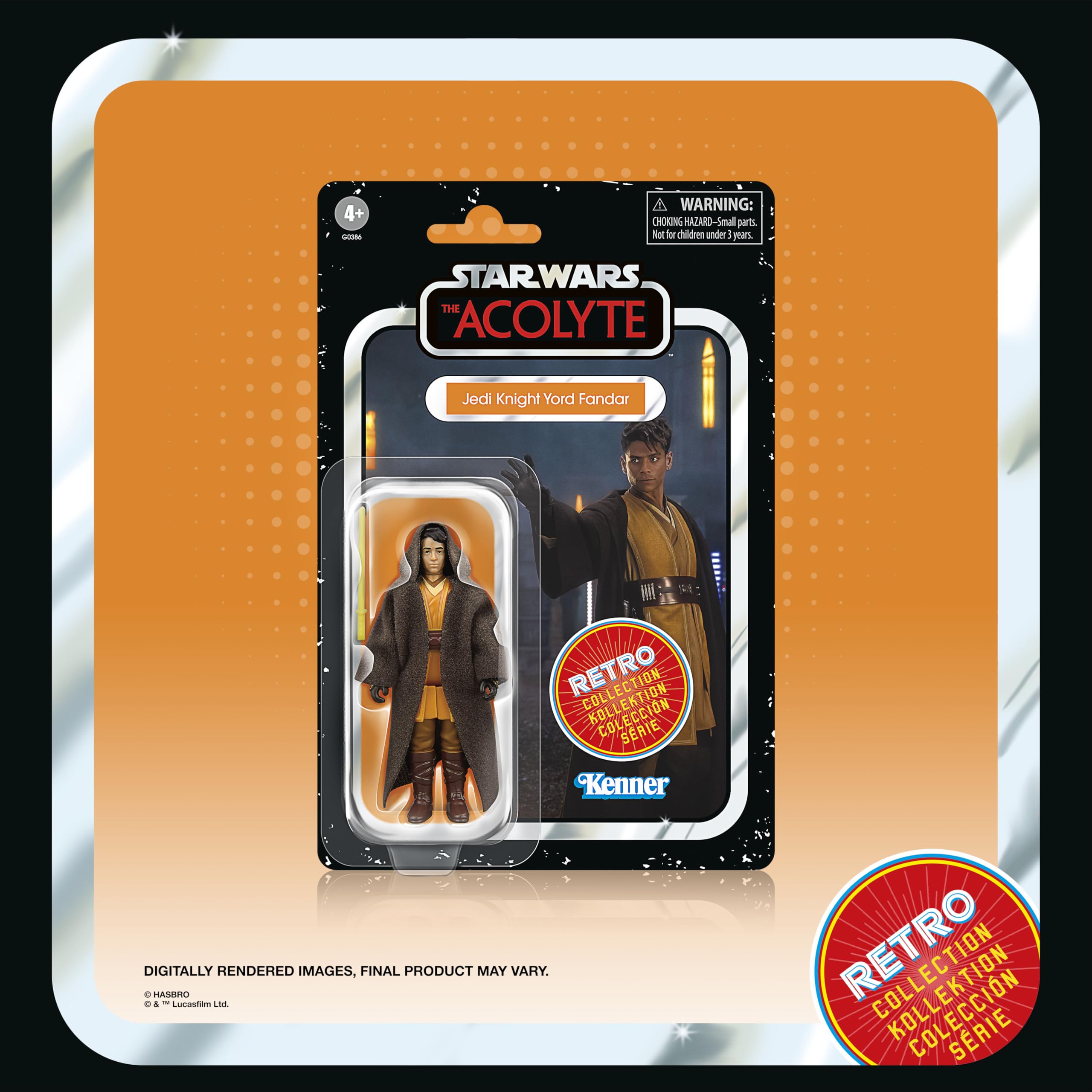 Star Wars La Colección Retro, The Acolyte, Pack múltiple de 6 Figuras de acción de 9,5 cm