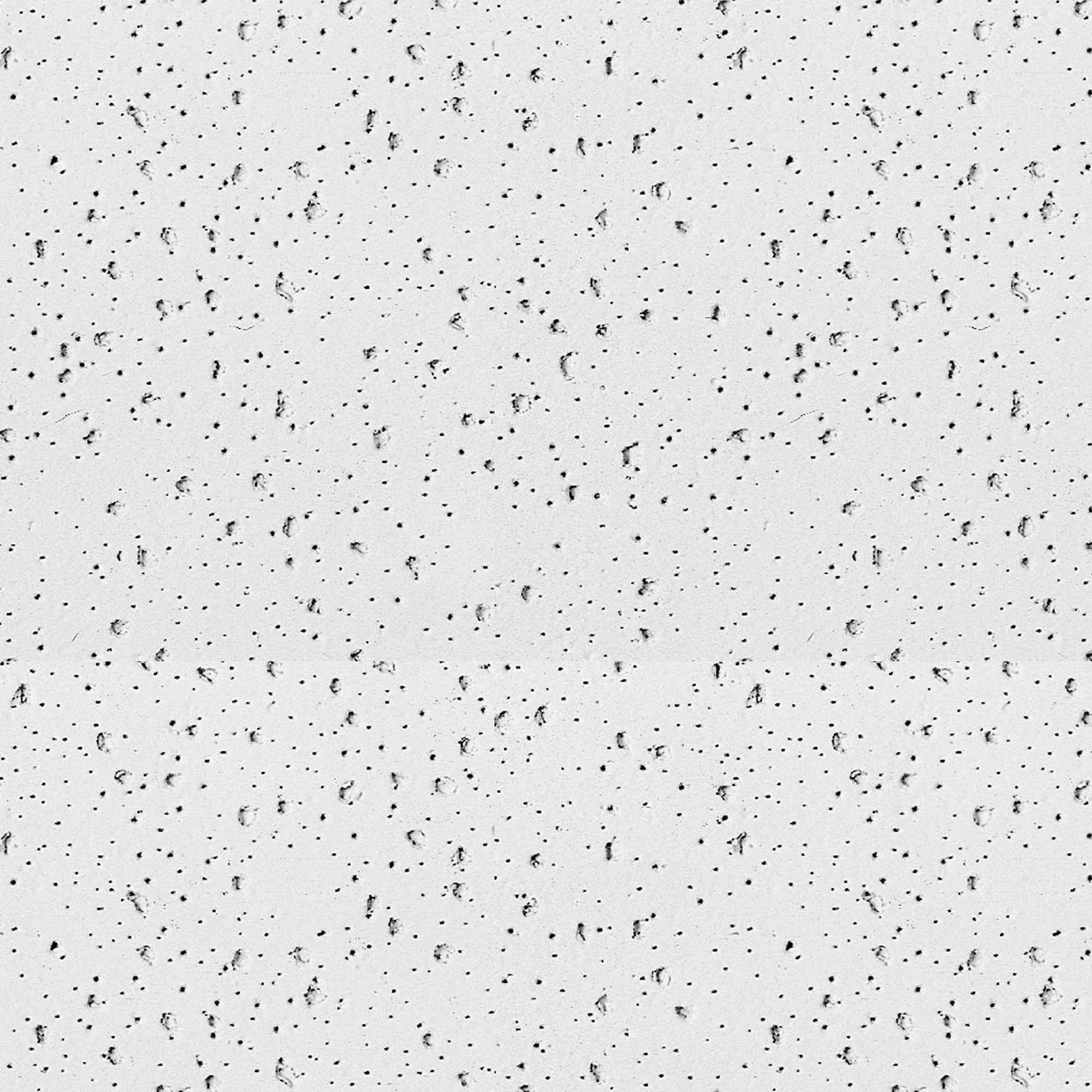 Paneles para falso techo fonoabsorbentes blancos de 60x60 cm para aislamiento acústico de techos de oficinas, tiendas, laboratorios (Paneles fisurados Planet, grosor 13 mm)