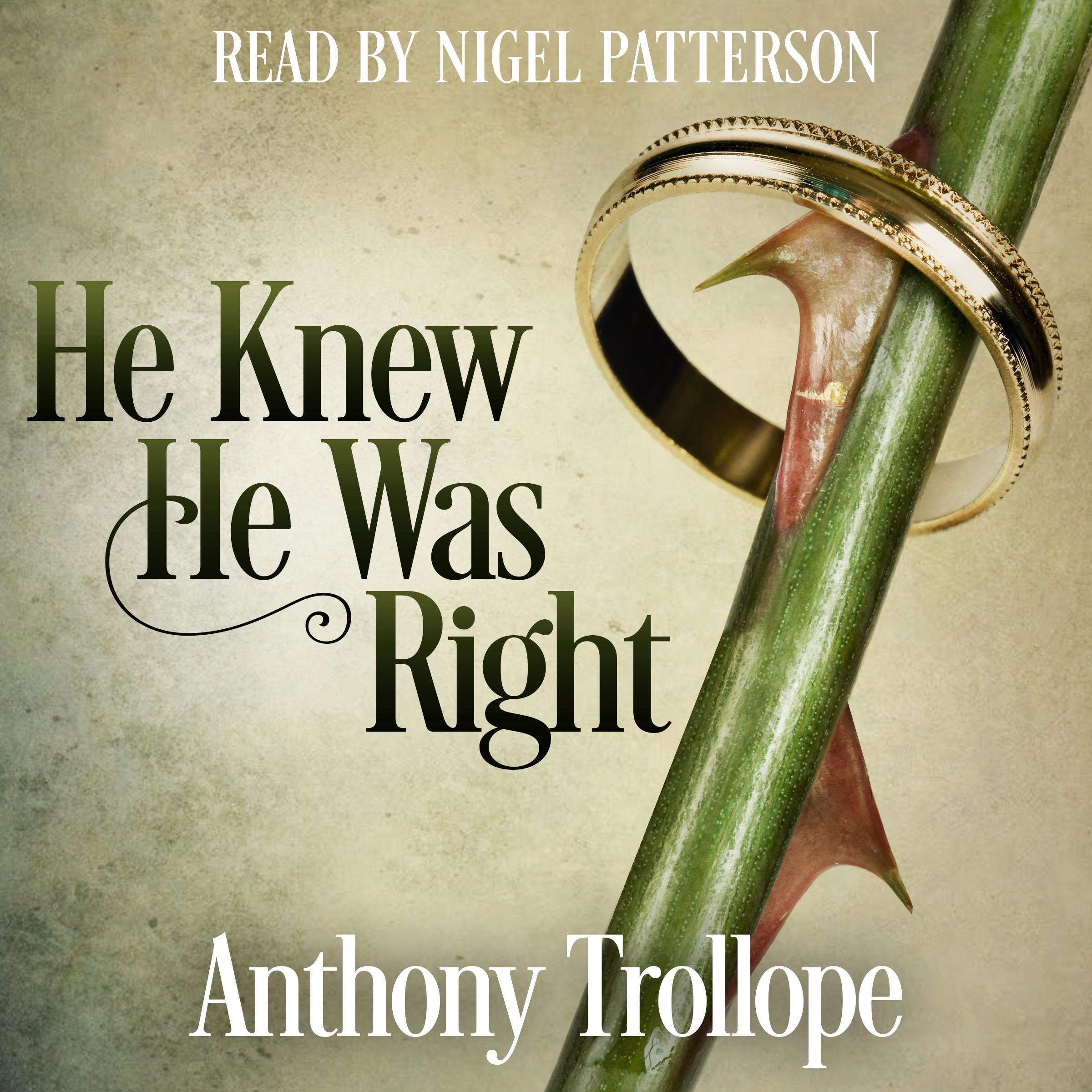 Cover art for He Knew He Was Right