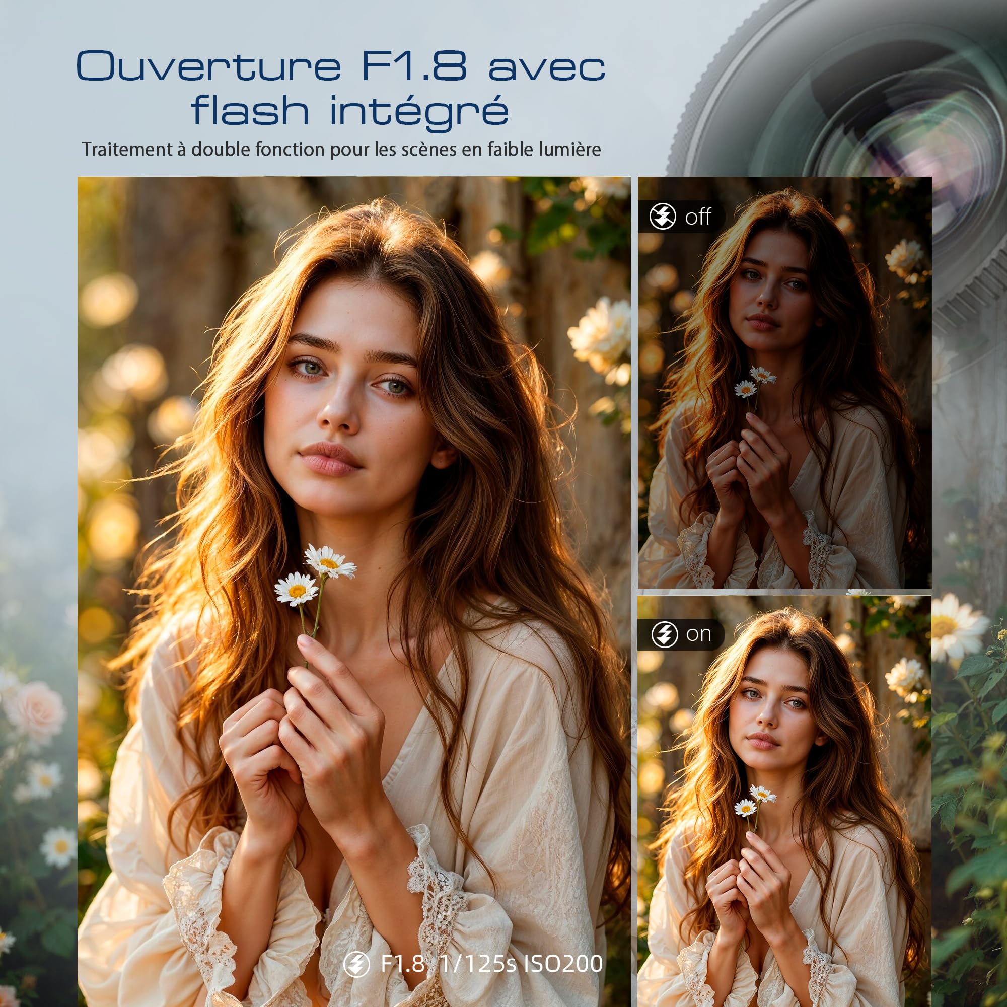 Appareil Photo numérique 5K 64MP caméra de WiFi vlogging