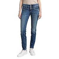 TOM TAILOR Le signore Jeans 202212 Alexa Slim, 10125 - Random Bleached Blue Denim