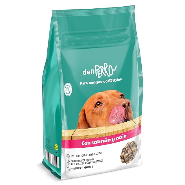 Deliperro de Dia Alimento para Perros con Salmón y Atún, 3Kg