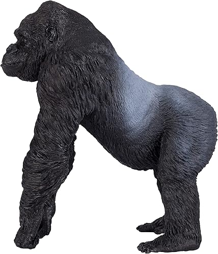 Miniatura 2 de MOJO Gorilla Silverback - Figura de juguete pintada a mano con diseño de vida silvestre internacional, pequeña