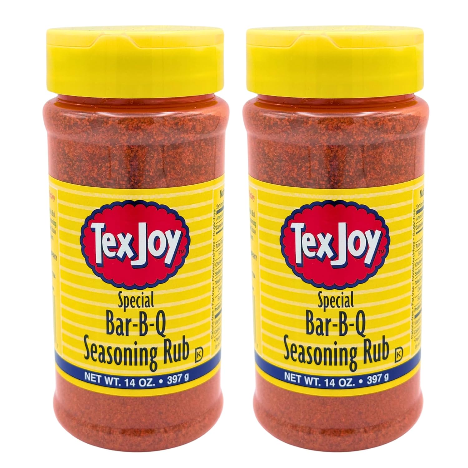 TexJoy Special BBQ Seasoning Rub 14oz Containers (Pack of 2)