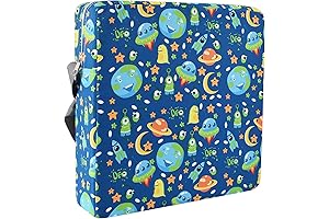 Breathable Booster Cushion for Dining Chair - Blue Space