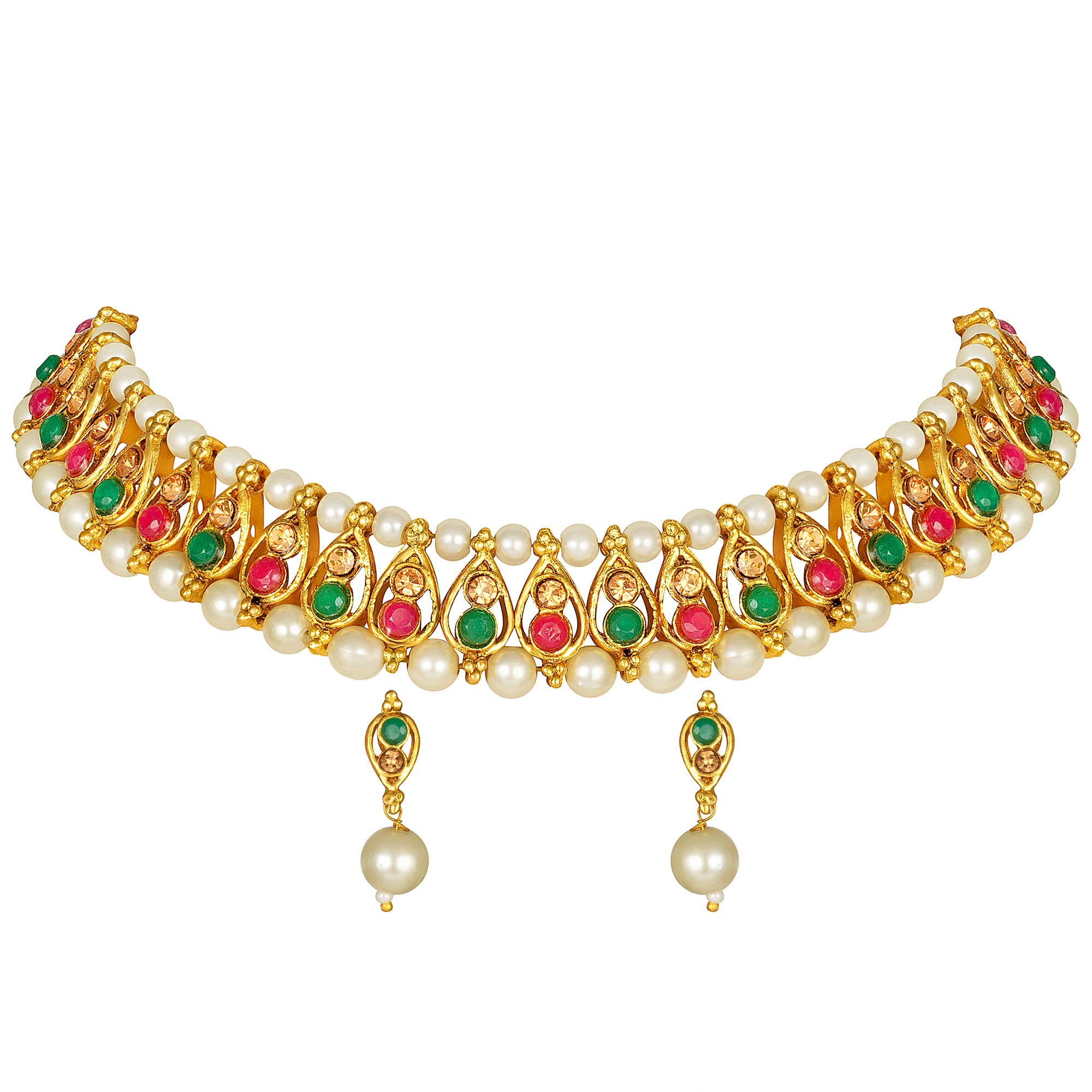 See full amazon price history chart for Shining Diva Fashion Latest Choker Design Traditional Pearl Necklace Set For Women Gold Plated Jewellery Set for Women (Multicolor) (11042s) Shining Diva Fashion Latest Choker Design Traditional Pearl Necklace Set For Women Gold Plated Jewellery Set for Women (Multicolor) (11042s) (B085Y8S5Y1) Amazon Price History, Amazon Price Tracker