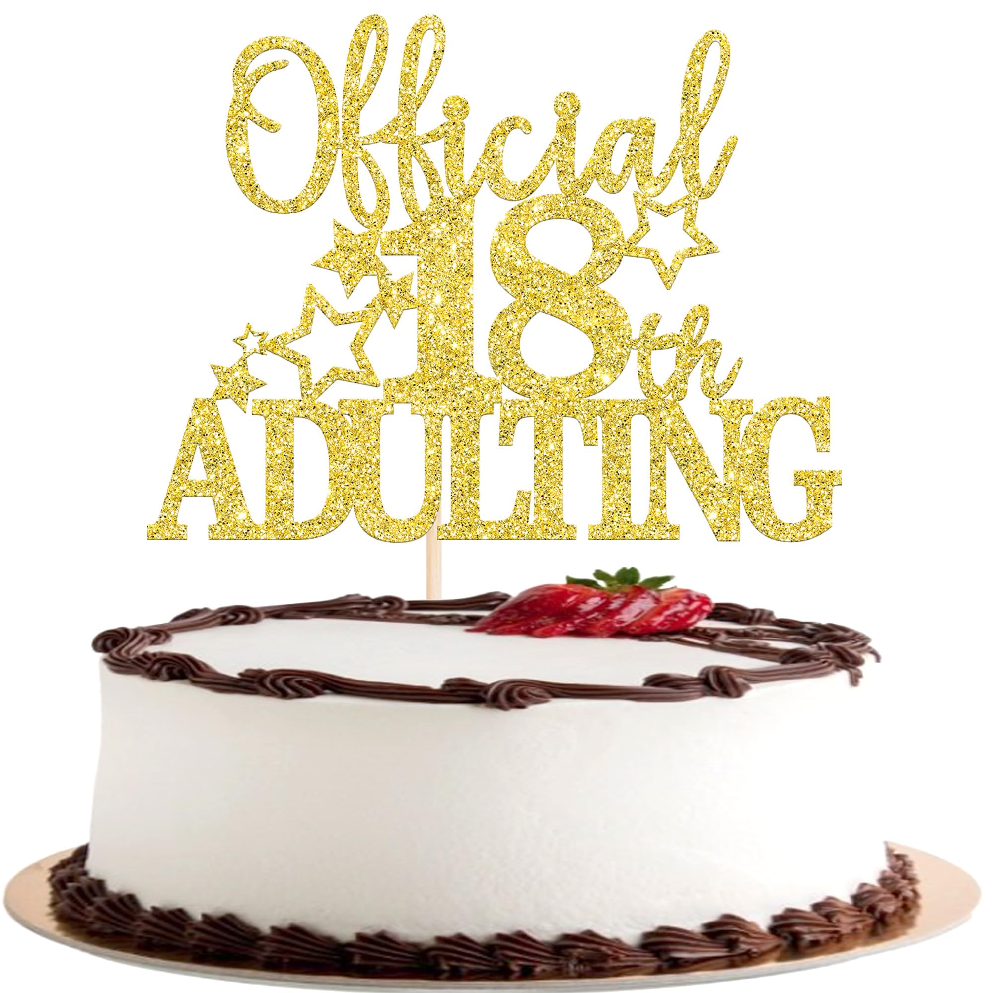 1 Stück Renn Auto Tortendeko Glitzer Fast One Cake Topper Ka