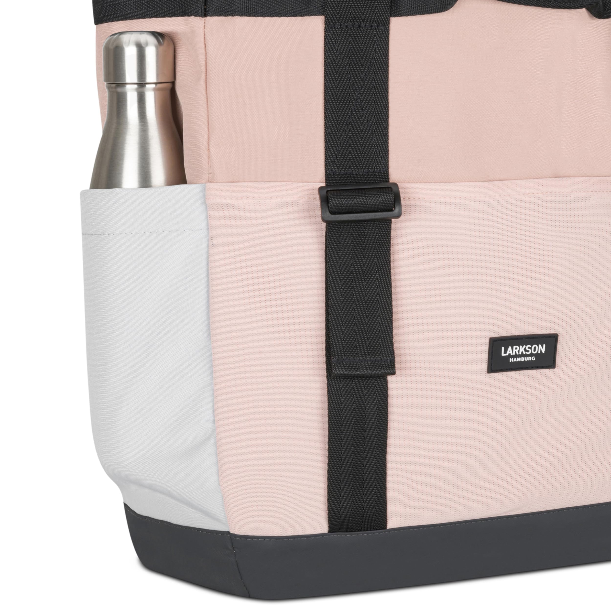 LARKSON Strandtasche - Smilla - Badetasche mit Reißverschluss - Shopper Tasche Damen & Herren - Familie Strand Beach - Einkaufstasche aus Recyceltem PET