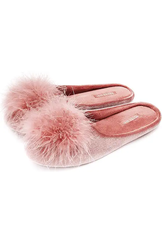 BCTEX COLL Women's Cozy Velvet Memory Foam House...