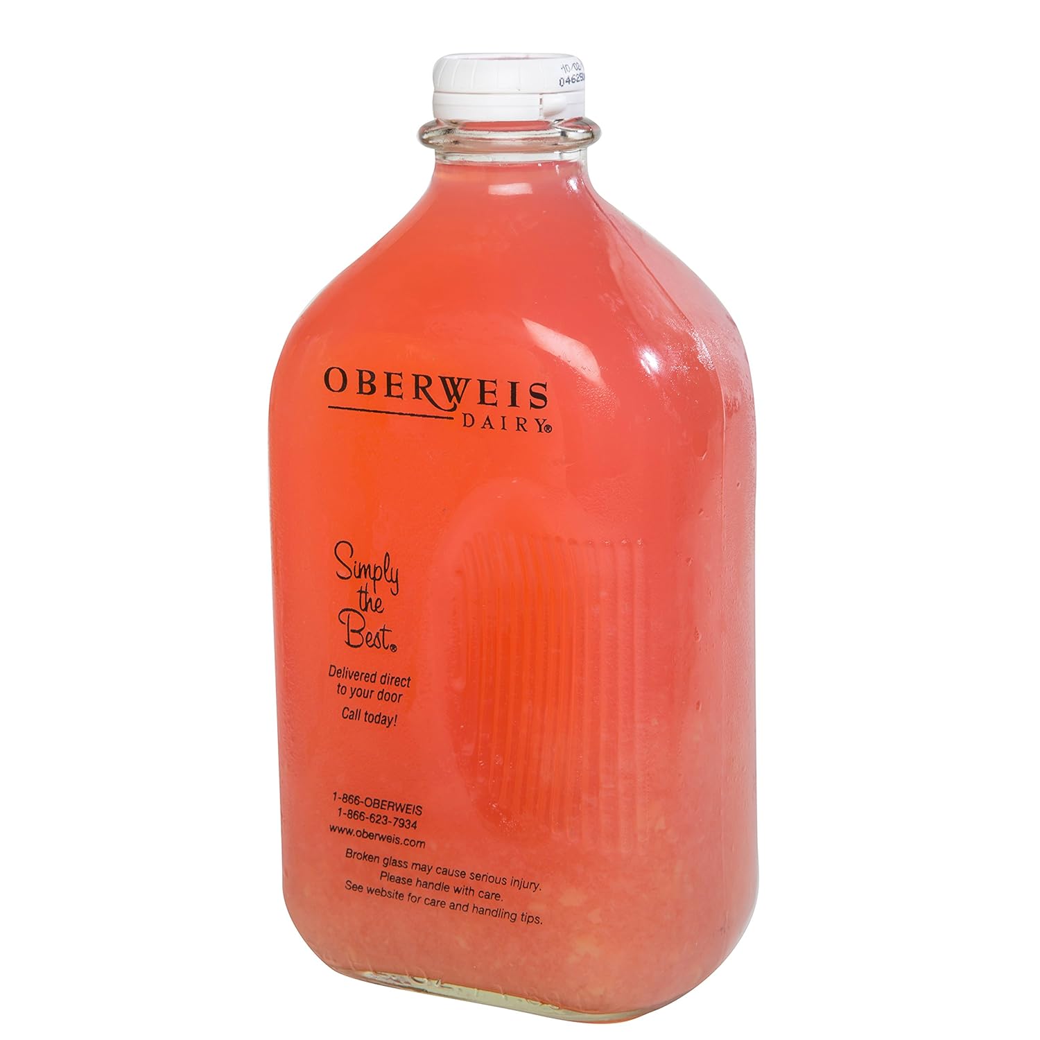 Oberweis Dairy, Raspberry Lemonade, 64 Ounce Grocery