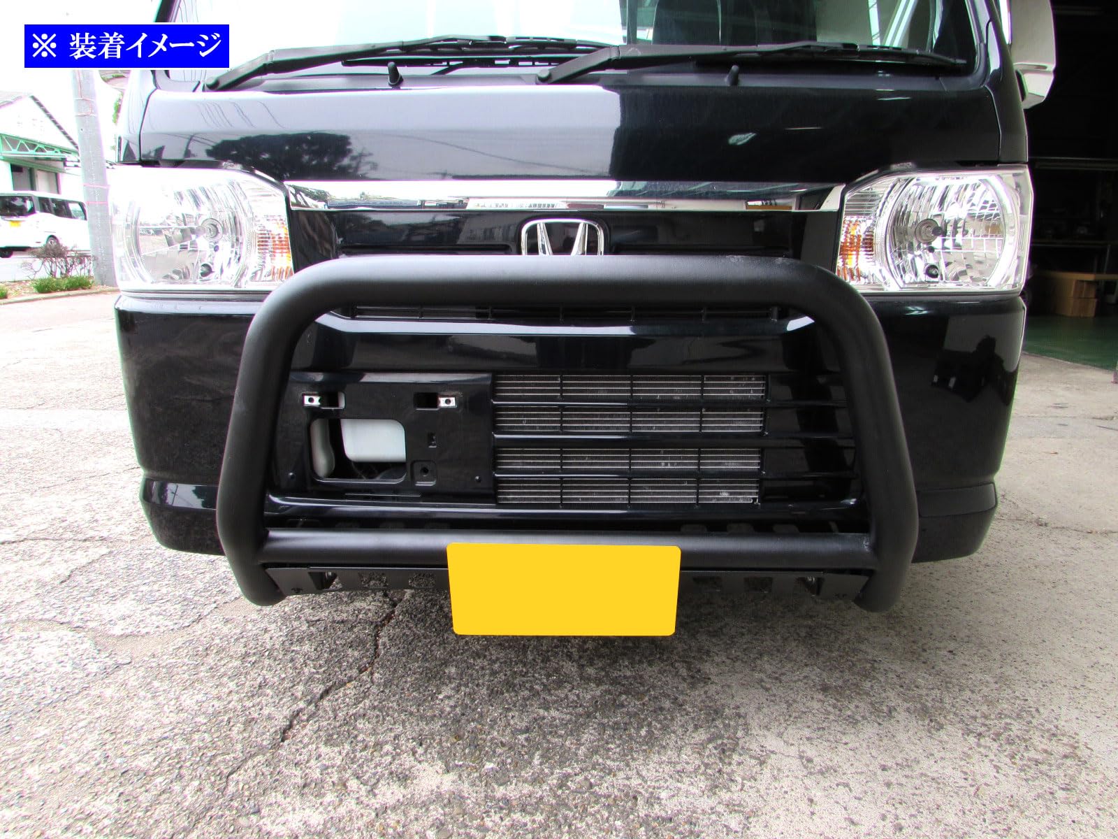Amazon | BRIGHTZ アクティトラック HA8 HA9 フロントグリルガード 黒  