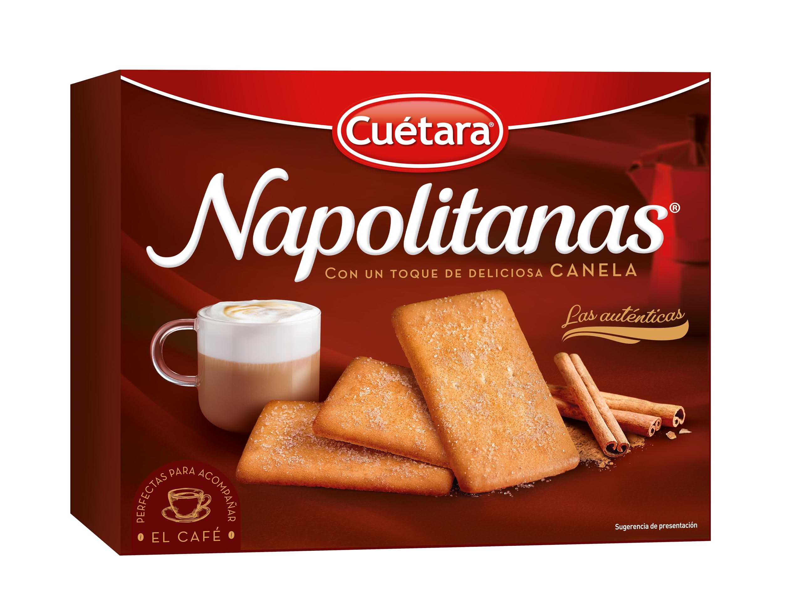 Cuétara Napolitanas Caja De Galletas - Paquete de 2 x 213gr - Total: 426 gr