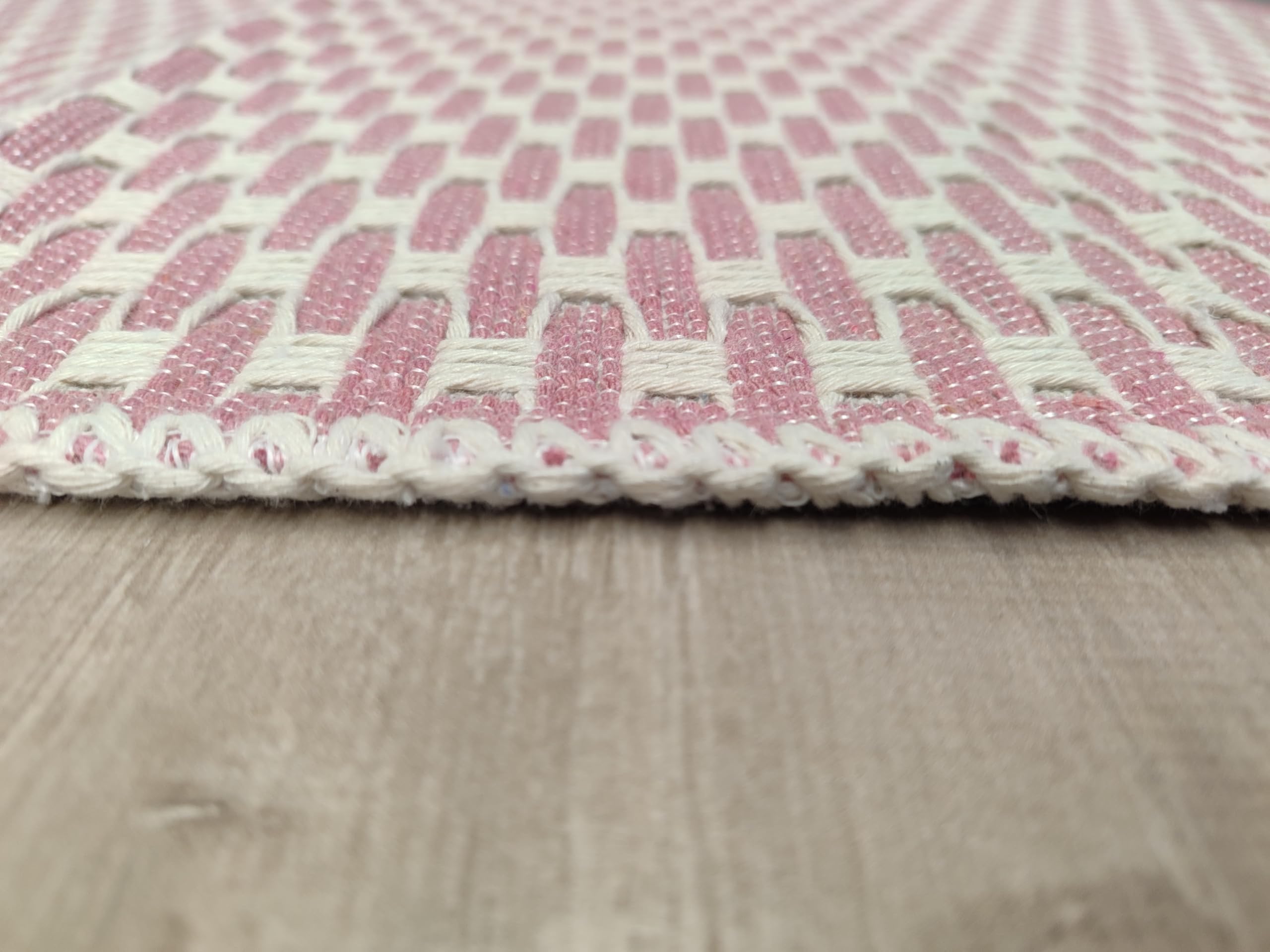 Home My Own | Passatoia Cucina Antiscivolo Lavabile a Pelo Corto Tappeto Passatoia Assorbente da Bagno o Soggiorno 100% Cotone Riciclato Tappeto Moderno Lavabile in Lavatrice, Dimensione: 80X150 cm