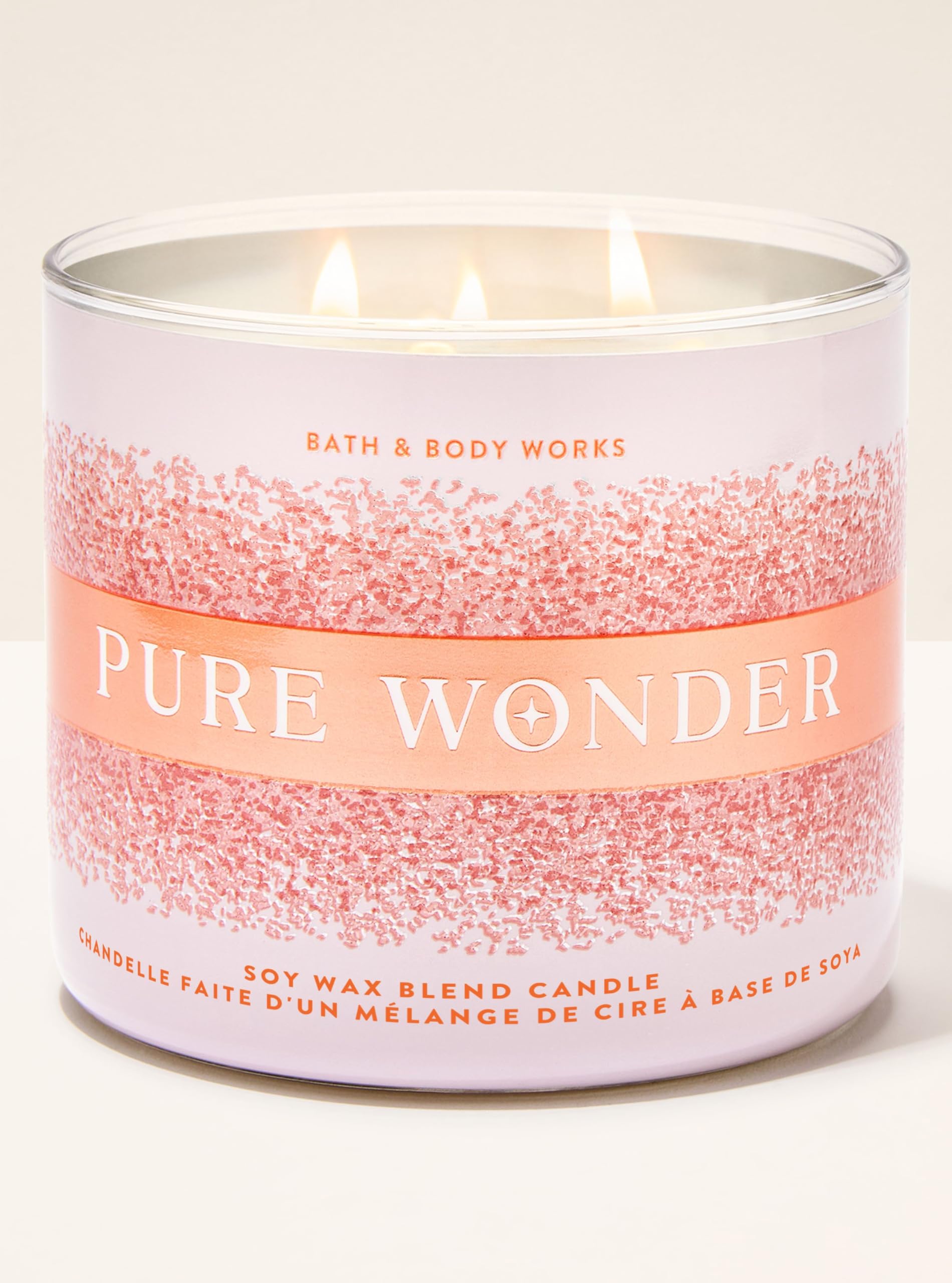Bath & Body Works Pure Wonder 3-Wick Candle | 411 g / 14.5 oz | Fragrance - Botanicals & Blooms | Gender - Unisex-image-5