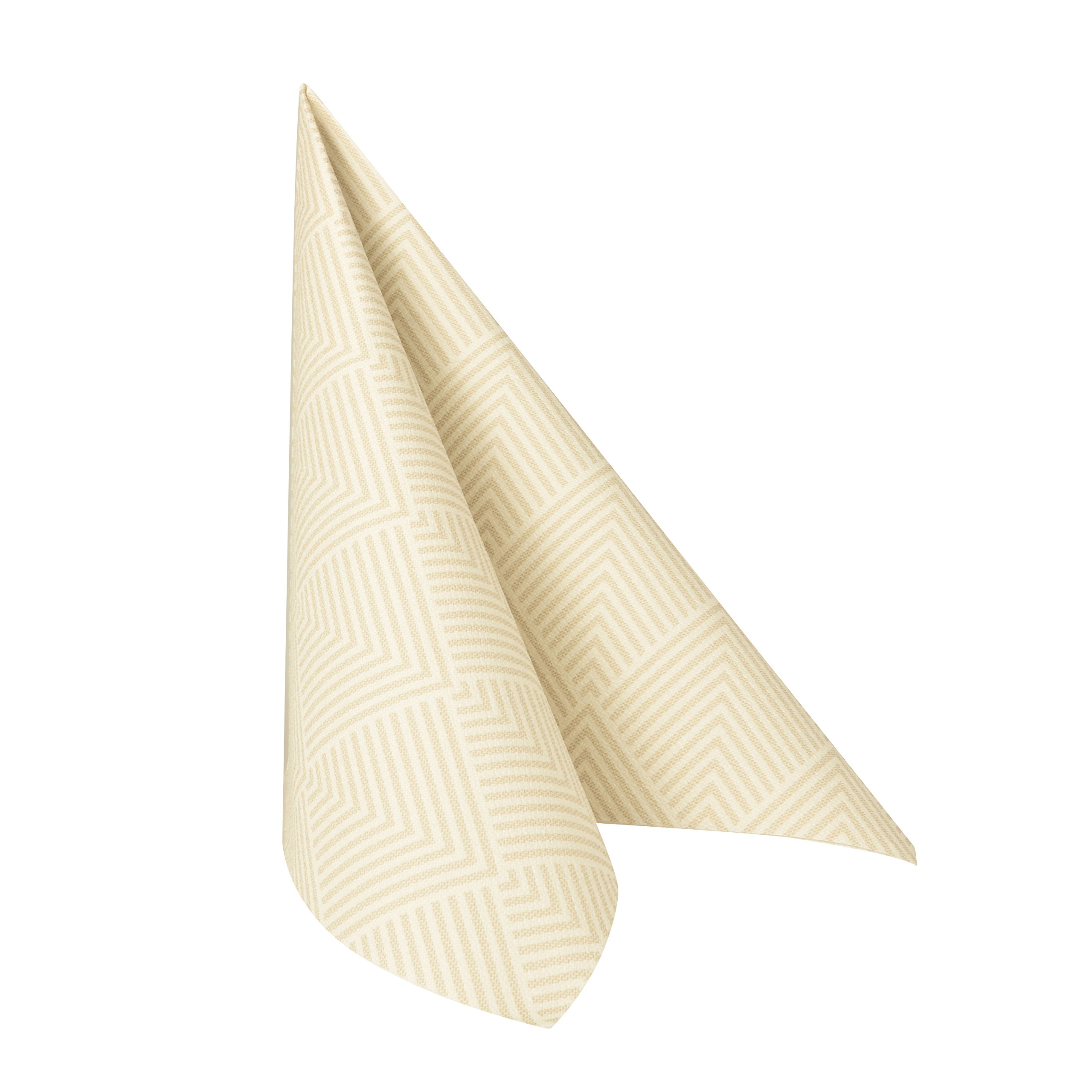 PAPSTAR, Royal Collection #86497 Napkins 1/4 Fold 40 cm x 40 cm Champagne Pack of 50, 7.8 x 20 x 20 cm - Image 3