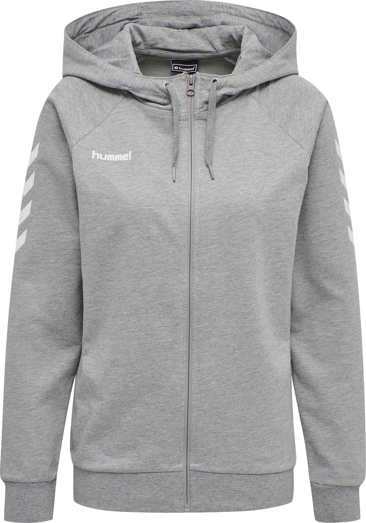 Hummel Pull à capuche, en coton, avec fermeture éclair - Femme