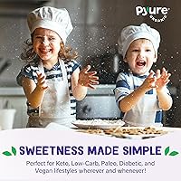 Vista 9 de Pyure Extracto de polvo de stevia orgánica 100% stevia sin rellenos, concentrado de stevia 300 veces más dulce que el azúcar Sin aditivos
