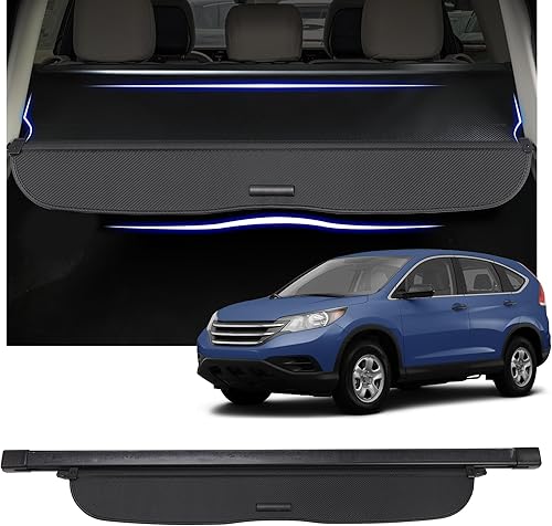 Funda de carga para Honda CRV 2012-2016, accesorios retráctiles, cubierta trasera retráctil para maletero de equipaje, cubierta de protección de