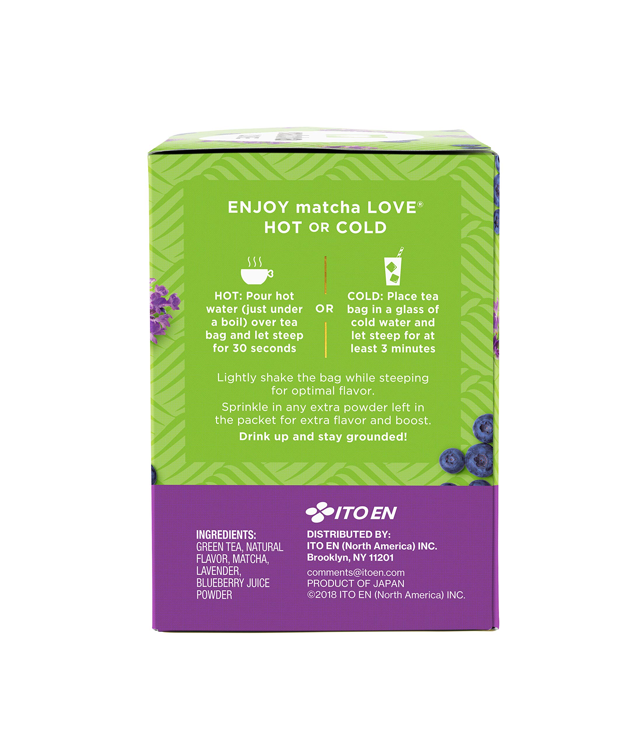 Matcha Love Japanese Matcha Blueberry Lavender 60 Premium Tea Bags — view 2