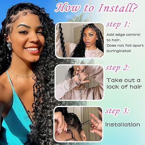 Bohemian Braids: 16" 200g Synthetic Hair Extensions