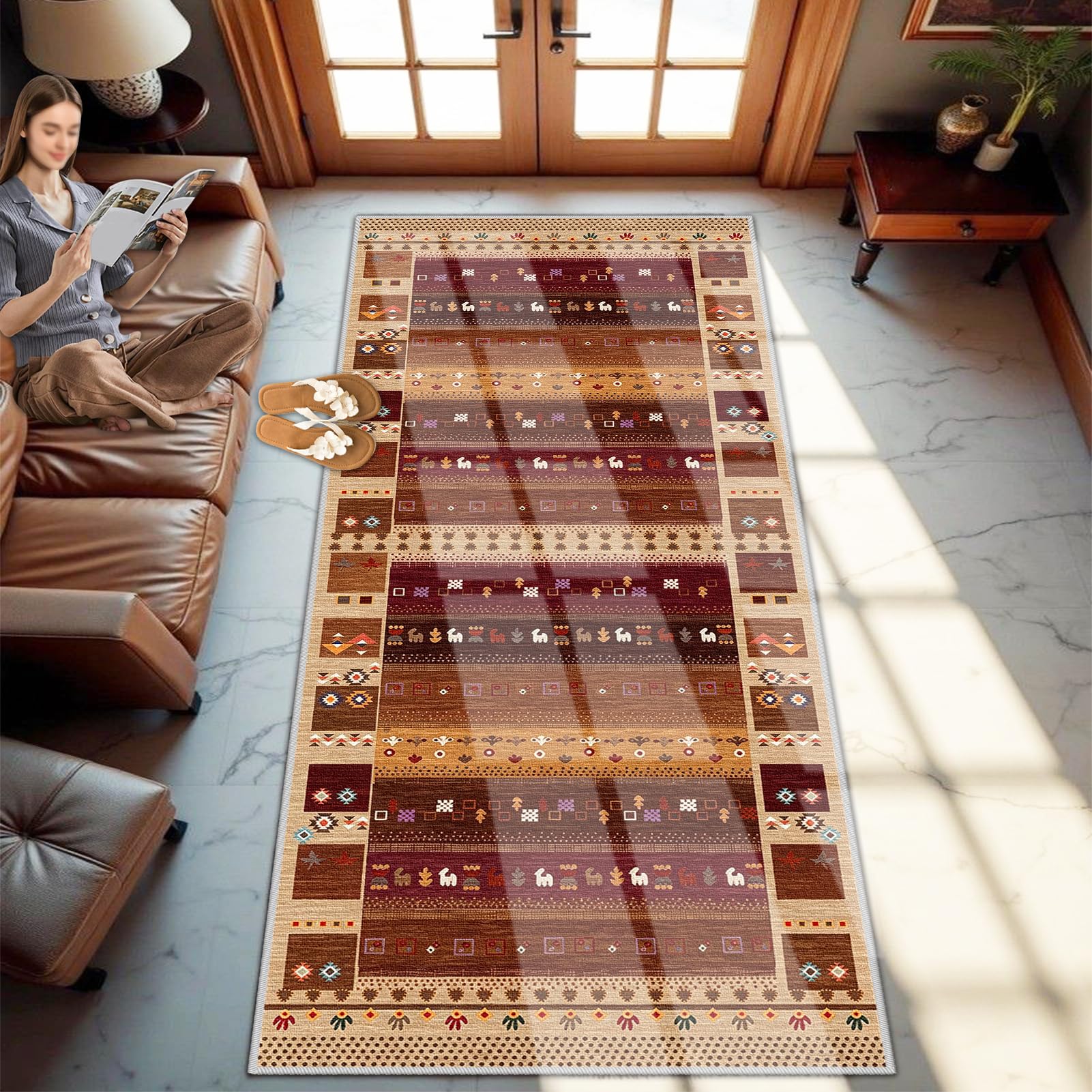 Alfombra de cocina lavable para proteger el suelo del salón y lavandería de 90x250 cm