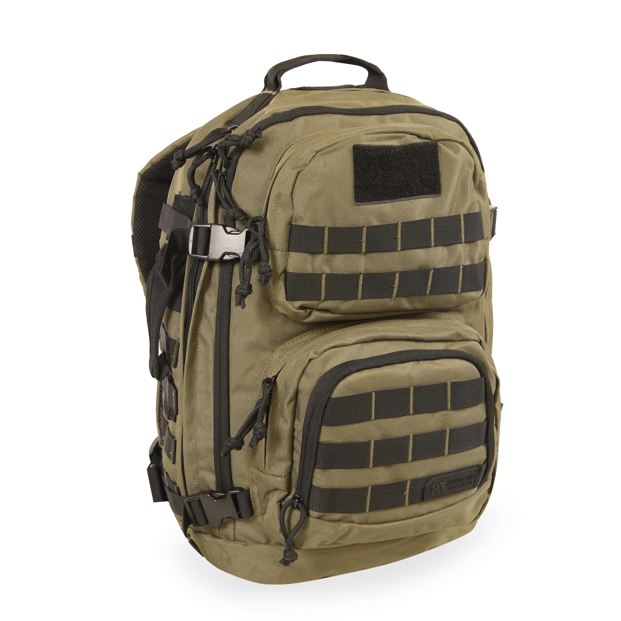 Highland Tactical Men's Major Tactical-Backpacks, Dark Green/Black, OneSize