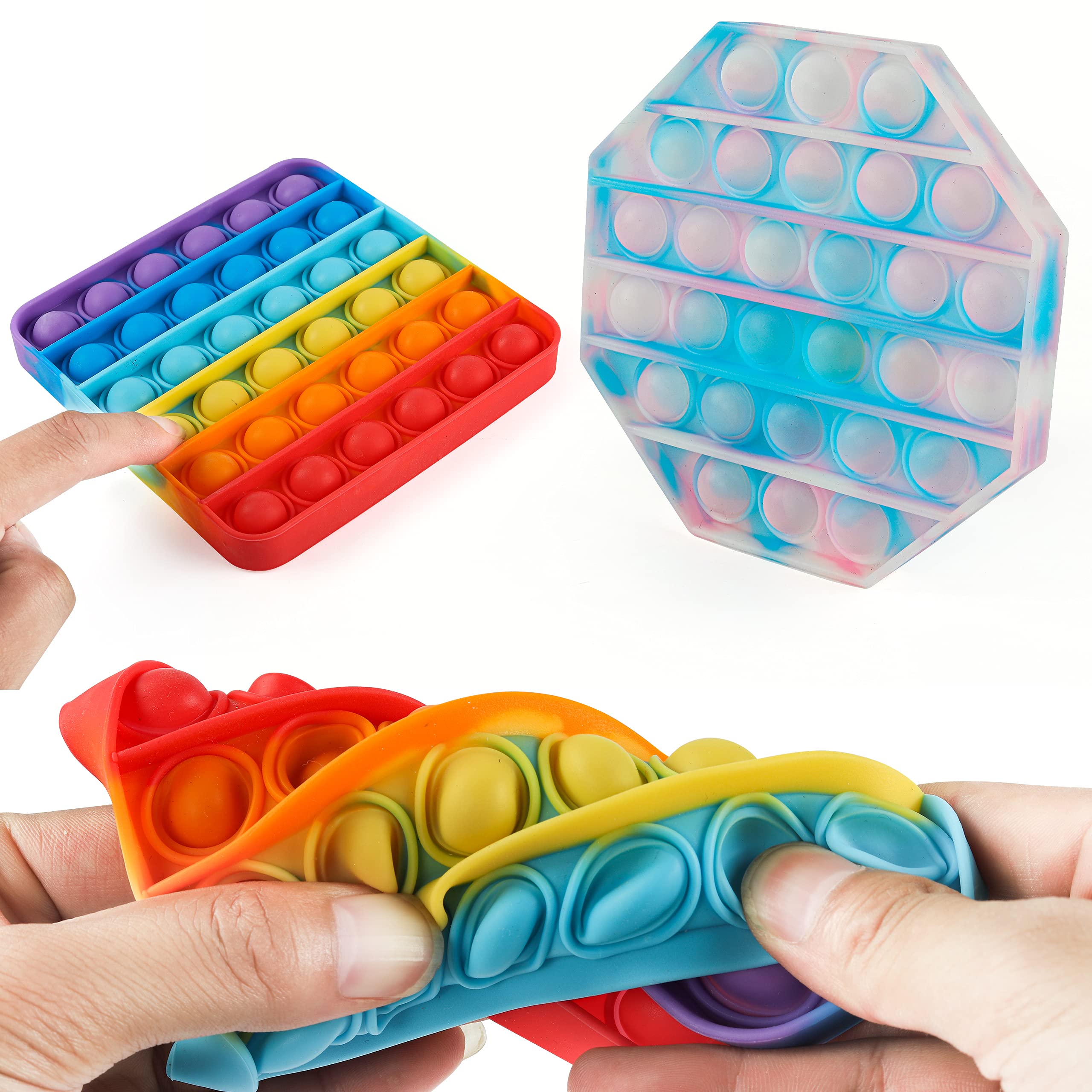 Huruc Fidget Toys Set Anxiety Relief Stress Sensory Box Pack for Kids