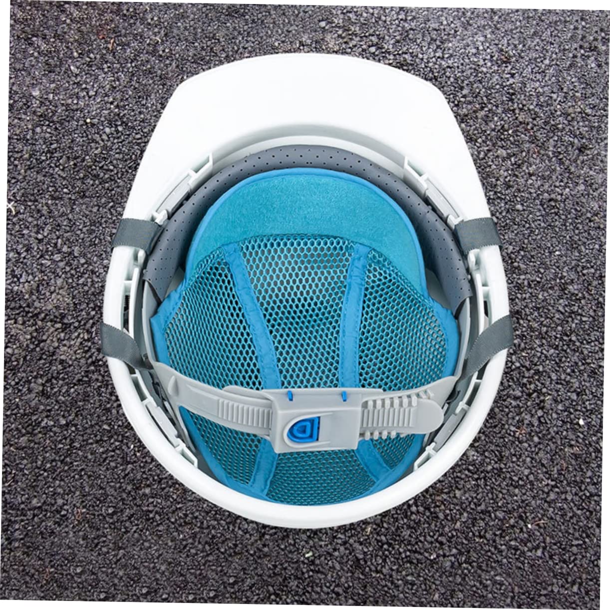 HOMSFOU Blaues Futter Sicherheitshelm Schweißband Sicherheitshelm Zubehör Anstoßkappeneinsätze Schutzhelme Schutzhelm-einlagepolster Hardhat-Innenfutter Aus Air-mesh