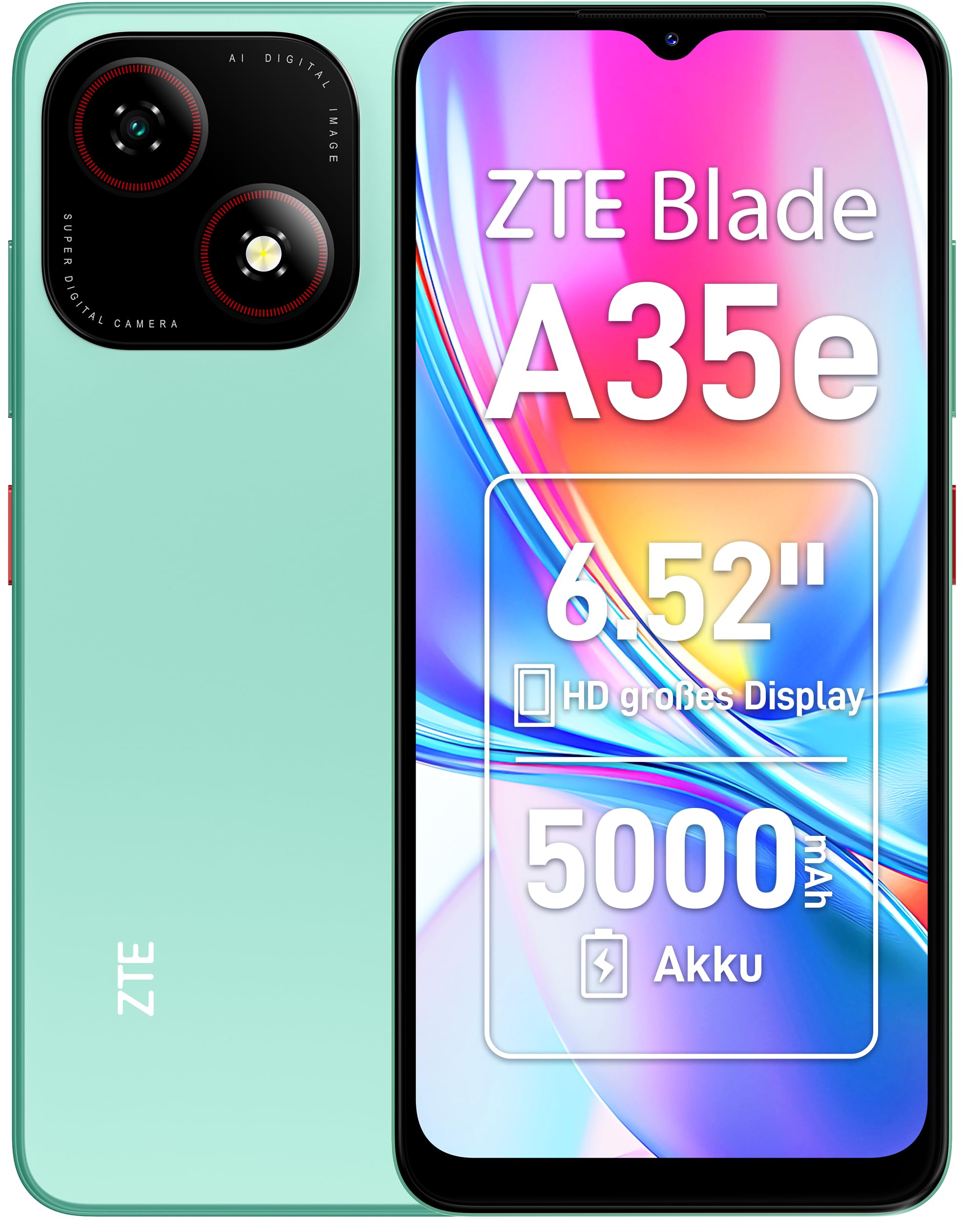 ZTE Blade A35e スマートフォン Android 14 64GB ZTE Blade A35e スマートフォン Android 14 64GB ZTE Blade A35e