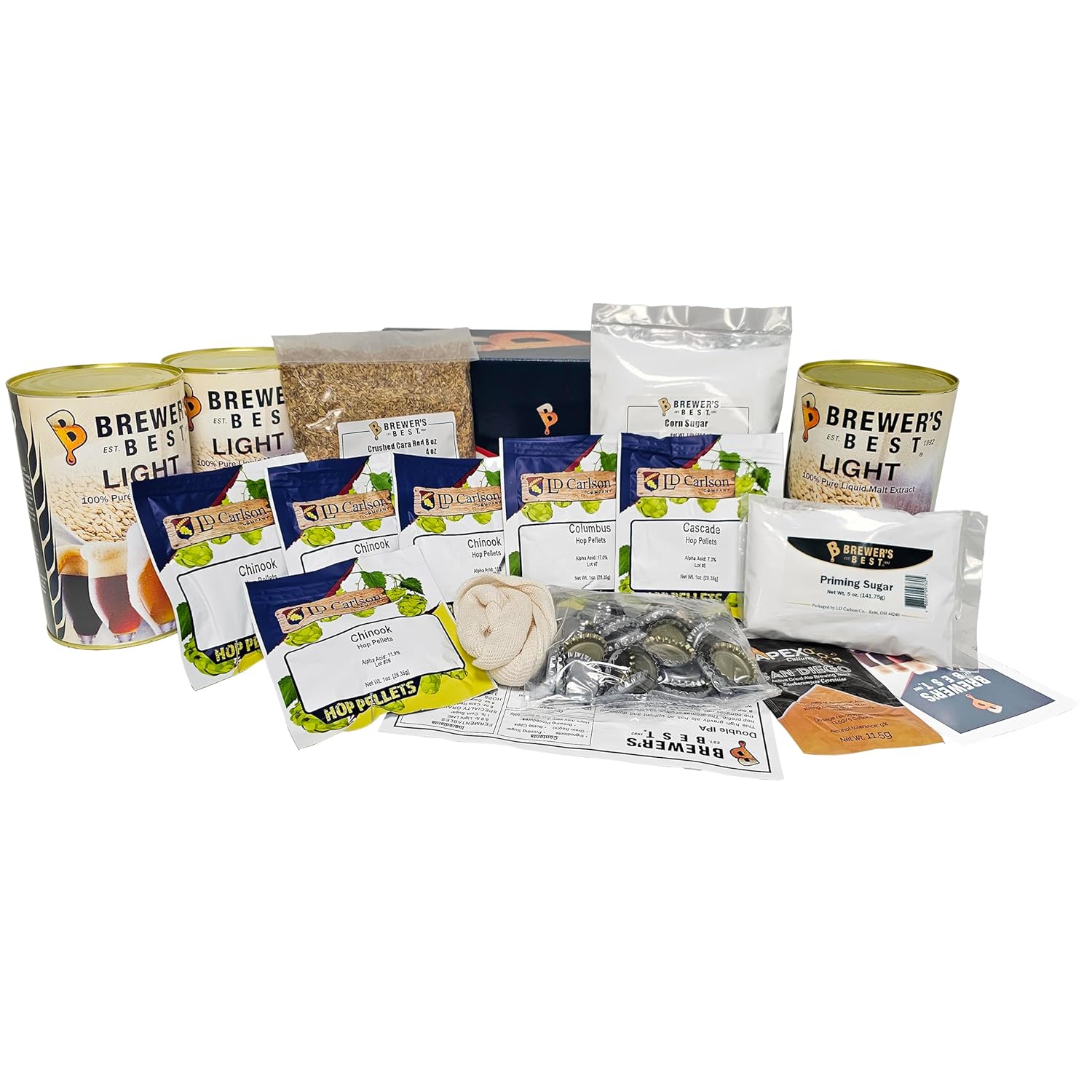 Brewer's Best - Home Brew Beer Ingredient Kit (5 gallon), (Double IPA)