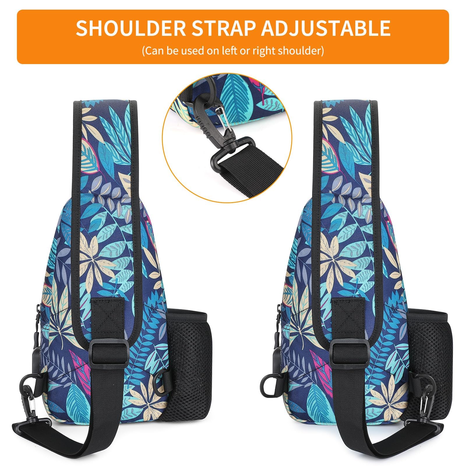 Zaino Tattico Monospalla Huntvp Con USB - Borsa Petto Militare Per Sport E Outdoor - Foto 7