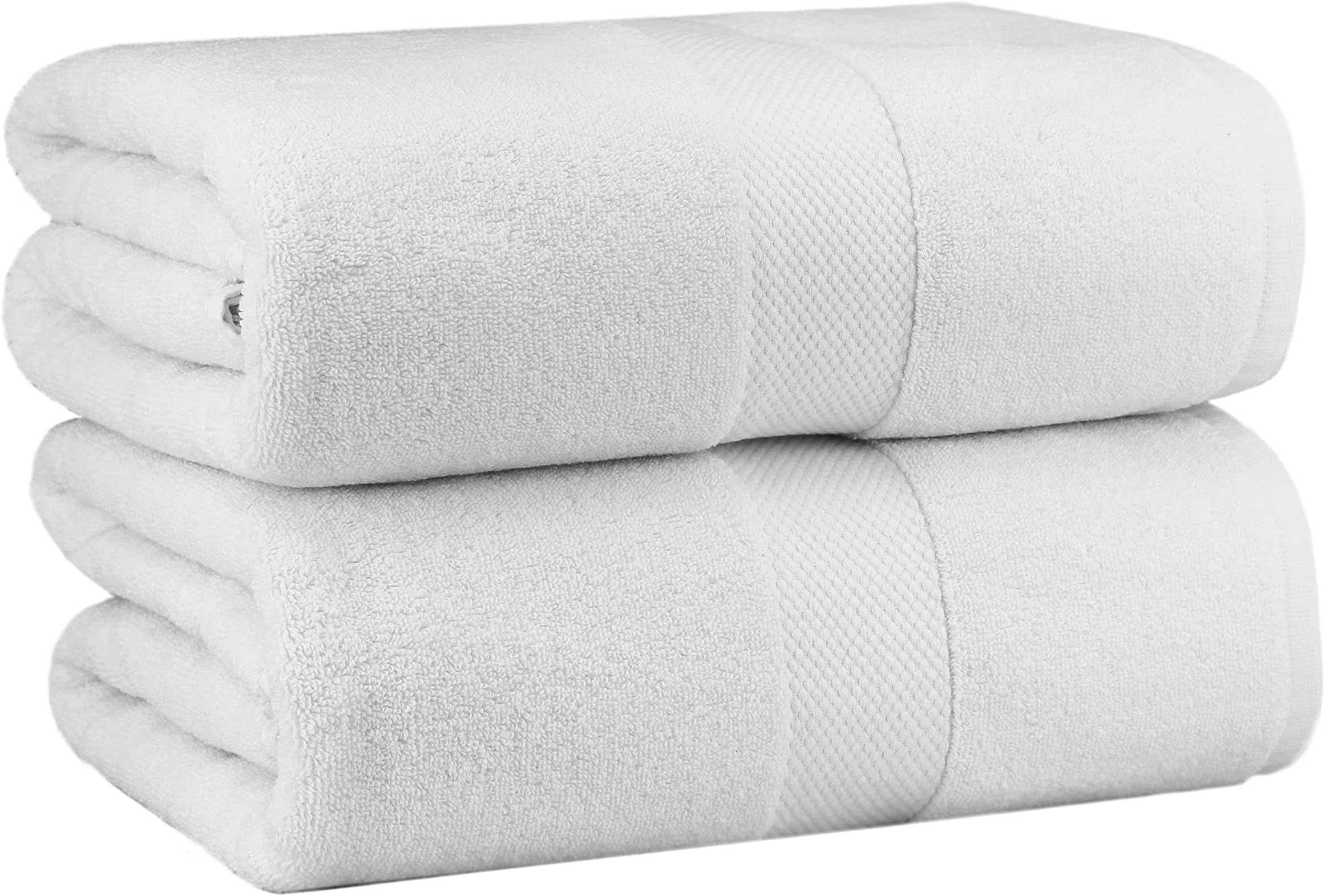 Amazon.com: White Classic Luxury Soft Bath Sheet Towels - 650 GSM Cotton Luxury Bath Towels ...