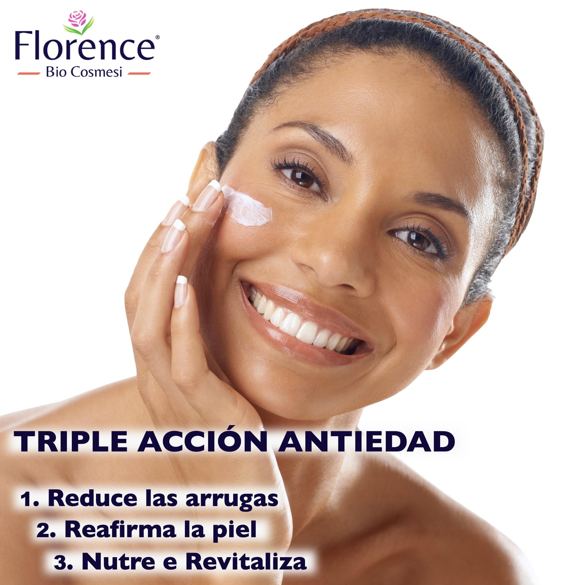 100 ml. Bio Crema Hidratante al Retinol para la Cara y Contorno de Ojos. Crema Facial Mujeres y Hombres Anti-Edad Antiarrugas y Antiojeras con Ácido Hialurónico y Vitamina C. Crema de Noche y Día - 3