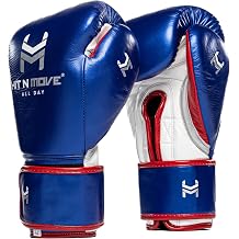 HIT N MOVE Pro Agility All Day Boxing Gloves Hook and Loop, Boxing Gloves Men & Women, Boxing Equipment, Sparring & Heavy Bag Workout Gloves for Boxing, Kickboxing, Muay Thai, MMA