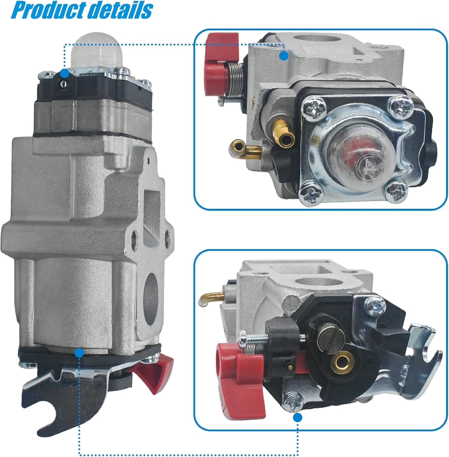 PB 8010T Carburetor Replacement for Echo PB-8010T PB-8010H PB-9010T PB-9010H Backpack Blower Parts, WYAB-1 Carb Air Filter Tune Up Kit for Shindaiwa EB810RT EB810 EB910 EB910RT Leaf Blower