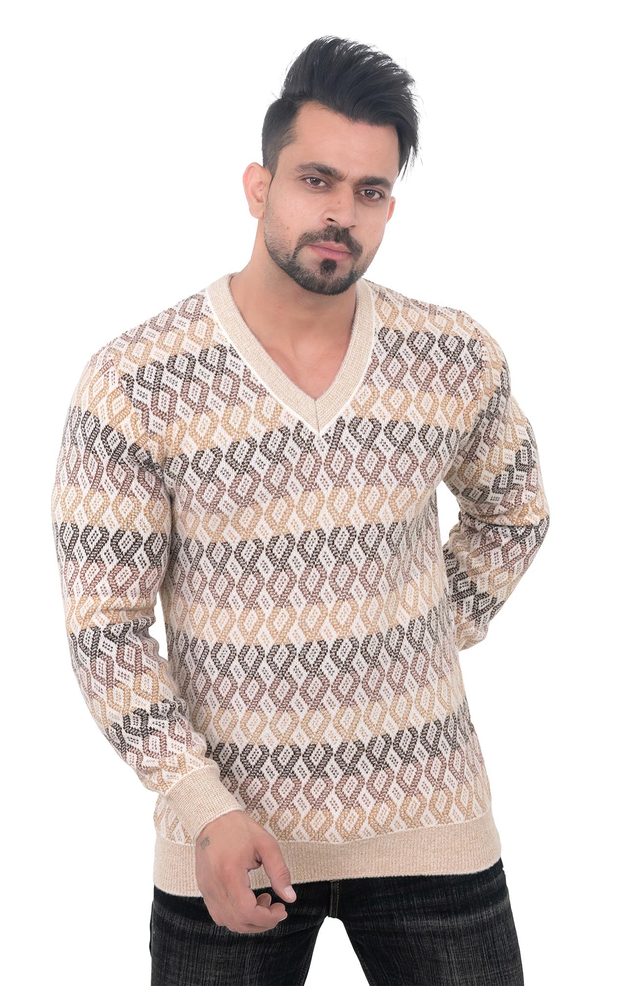 men's winter solid sweater - warmth and style for the season||winterwear||