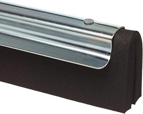 Miniatura 5 de Unger Limpiador comercial SmartFit™ WaterWand™ de 30 pulgadas con mango de aluminio de 53 pulgadas, ideal para eliminar el agua y la suciedad de