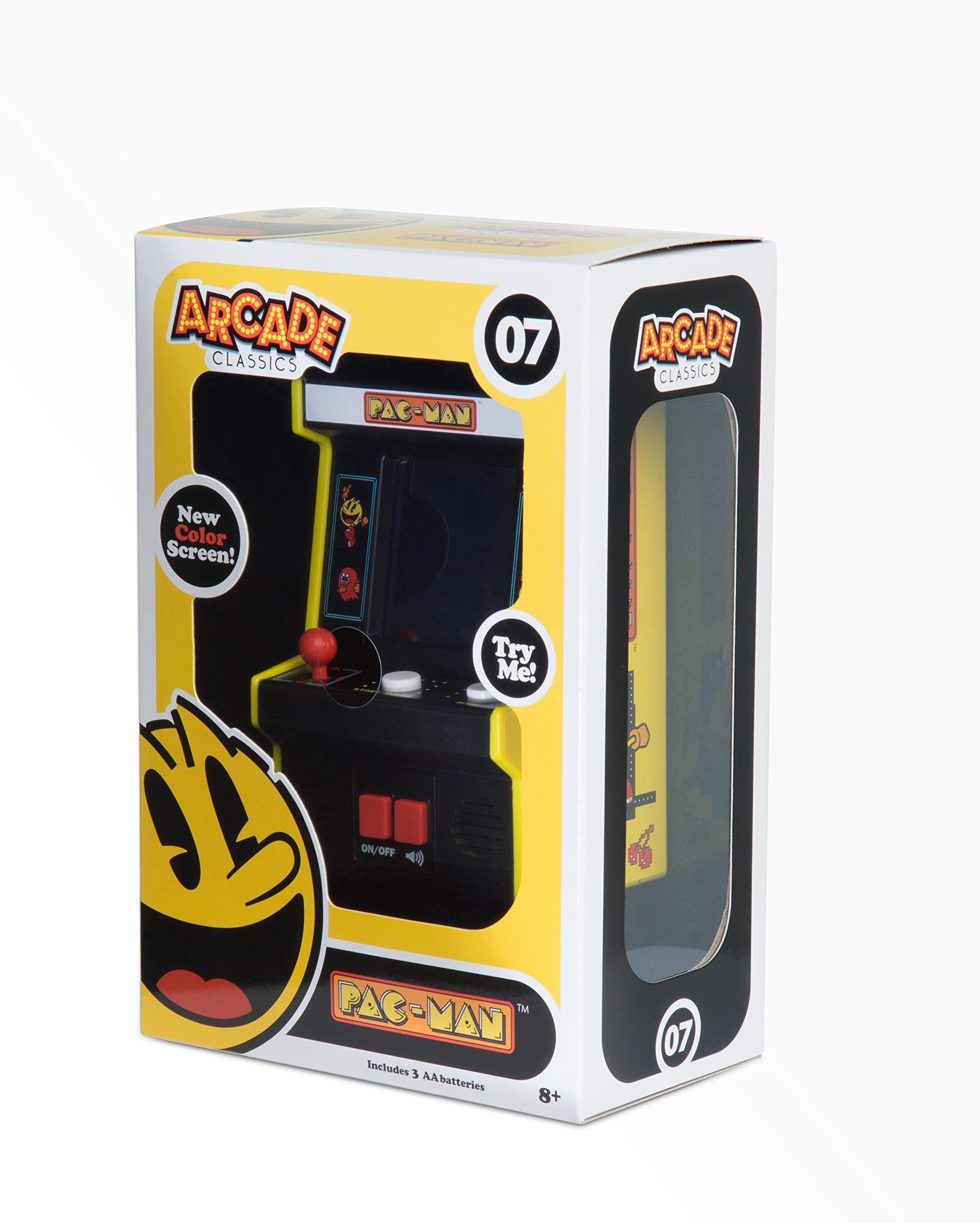 Pac-Man Pacman Arcade Classics Mini Arcade Game with Color Screen